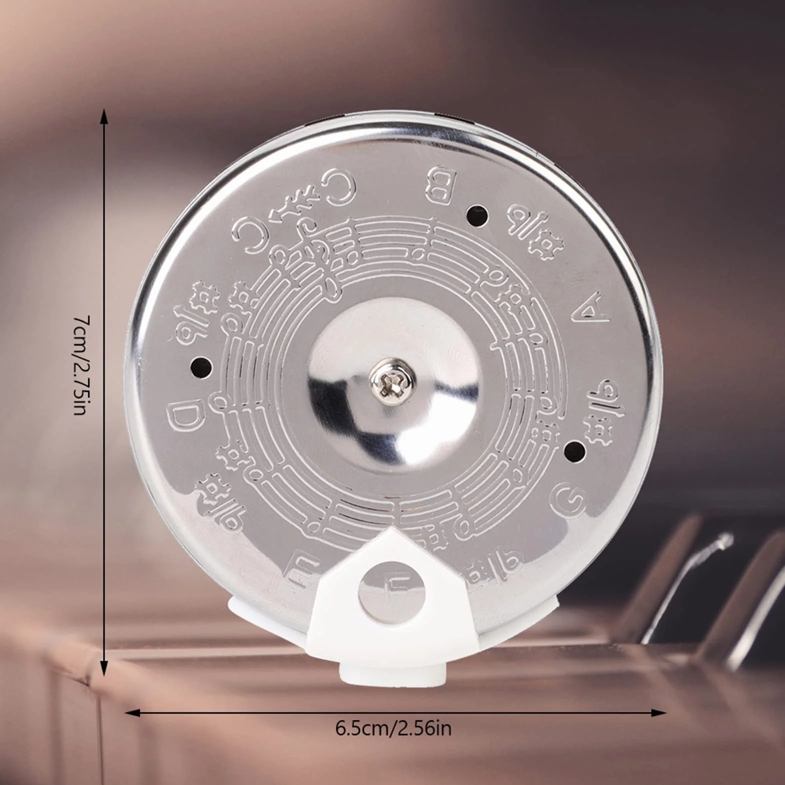 Chromatic Pitch Pipe Sensitive Chromatic 13 Tone Pitch Pipe Tuner Narzędzie do Strojenia C-C z Futerałem Akcesoria do Instrumentów do Gitary Basowej Skrzypce