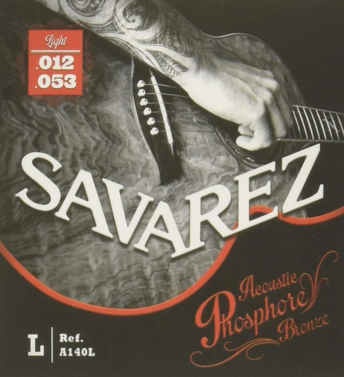 Savarez Light Struny do Gitary Akustycznej, Czarny, .012-.053