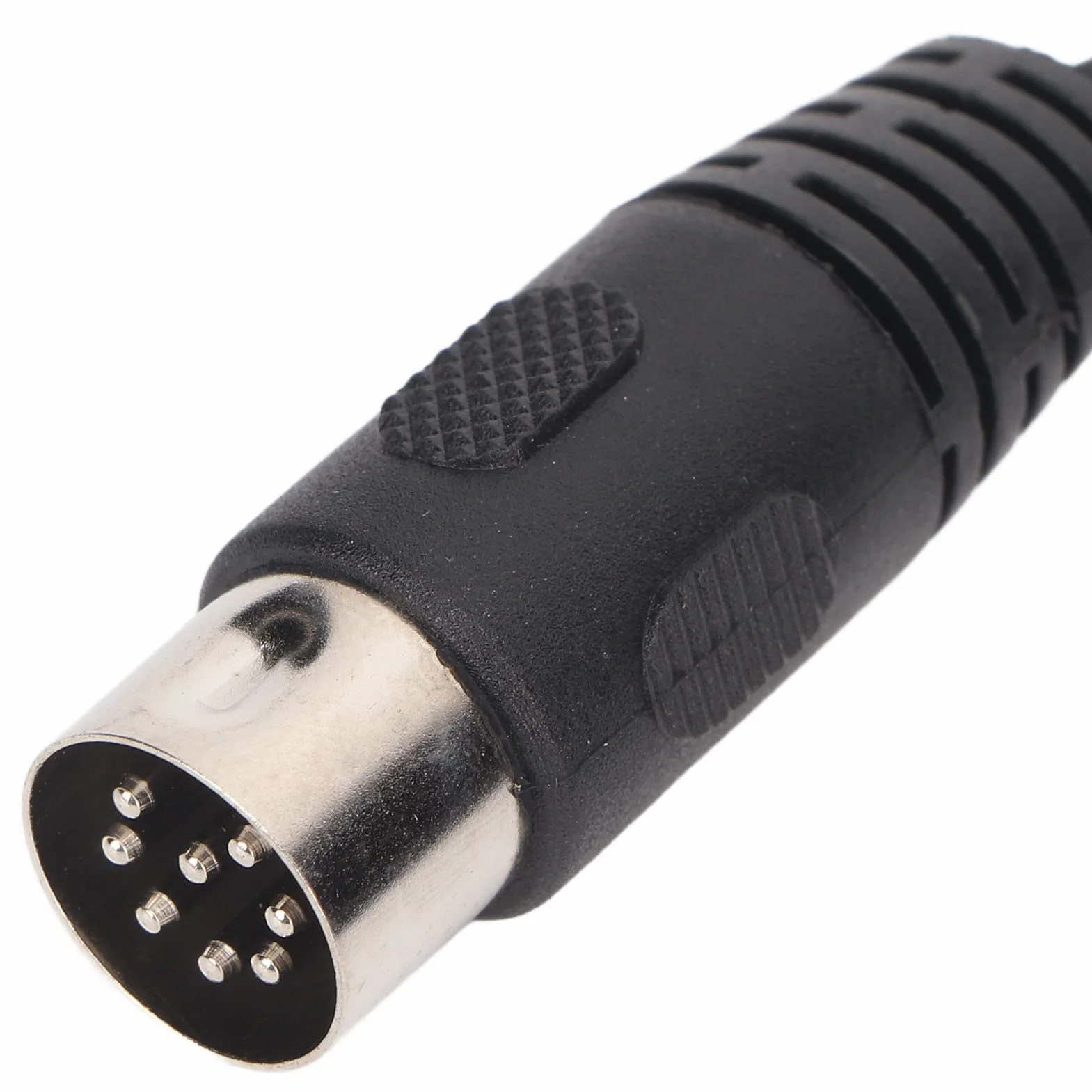 8-biegunowy kabel DIN, 8-biegunowa wtyczka DIN MIDI na wtyk stereo jack 3,5 mm, kabel audio stereo do odtwarzania sygnału na elektronicznych instrumentach muzycznych, 9,8 stopy
