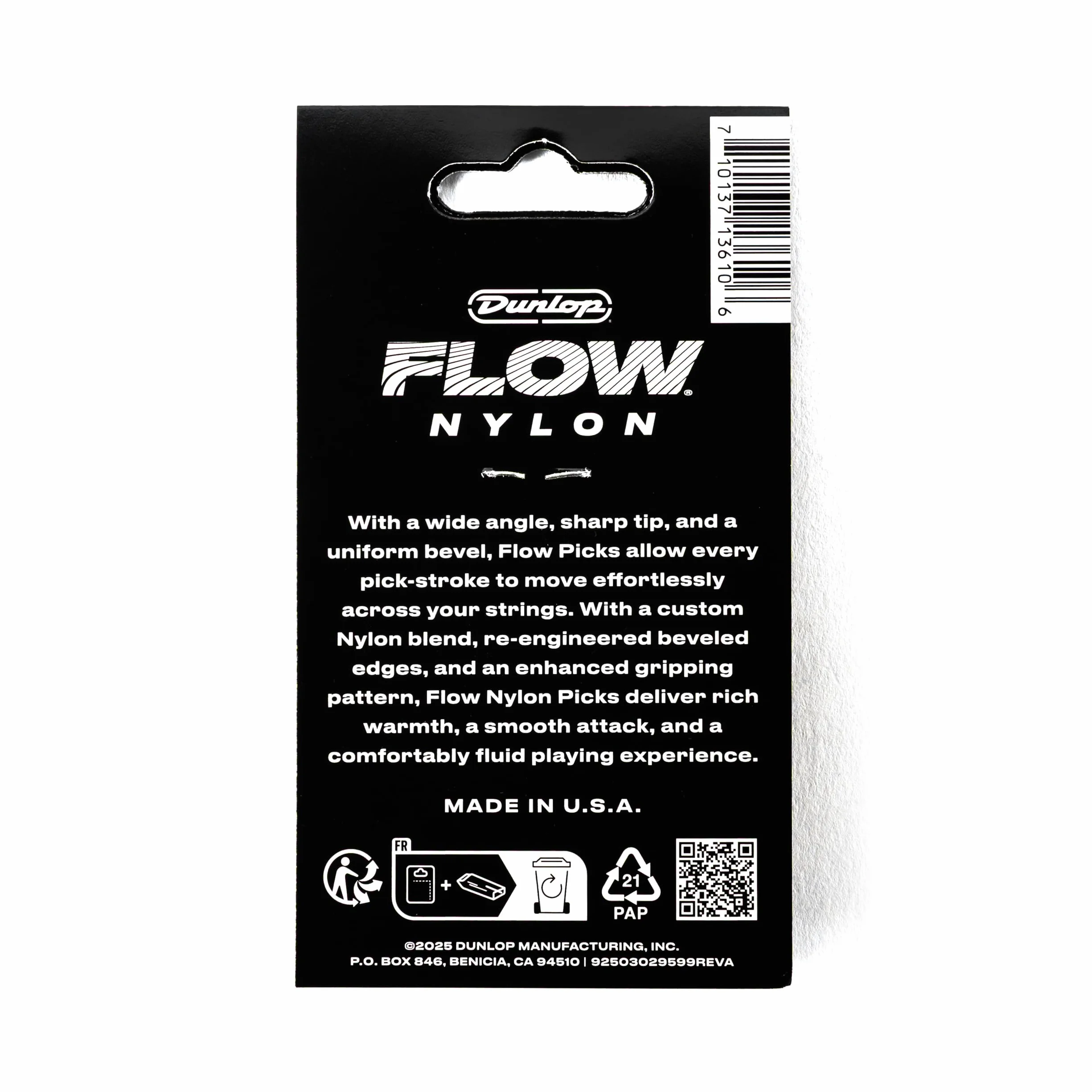 Kostki Dunlop - Flow Nylon,88 mm - opakowanie 12 sztuk