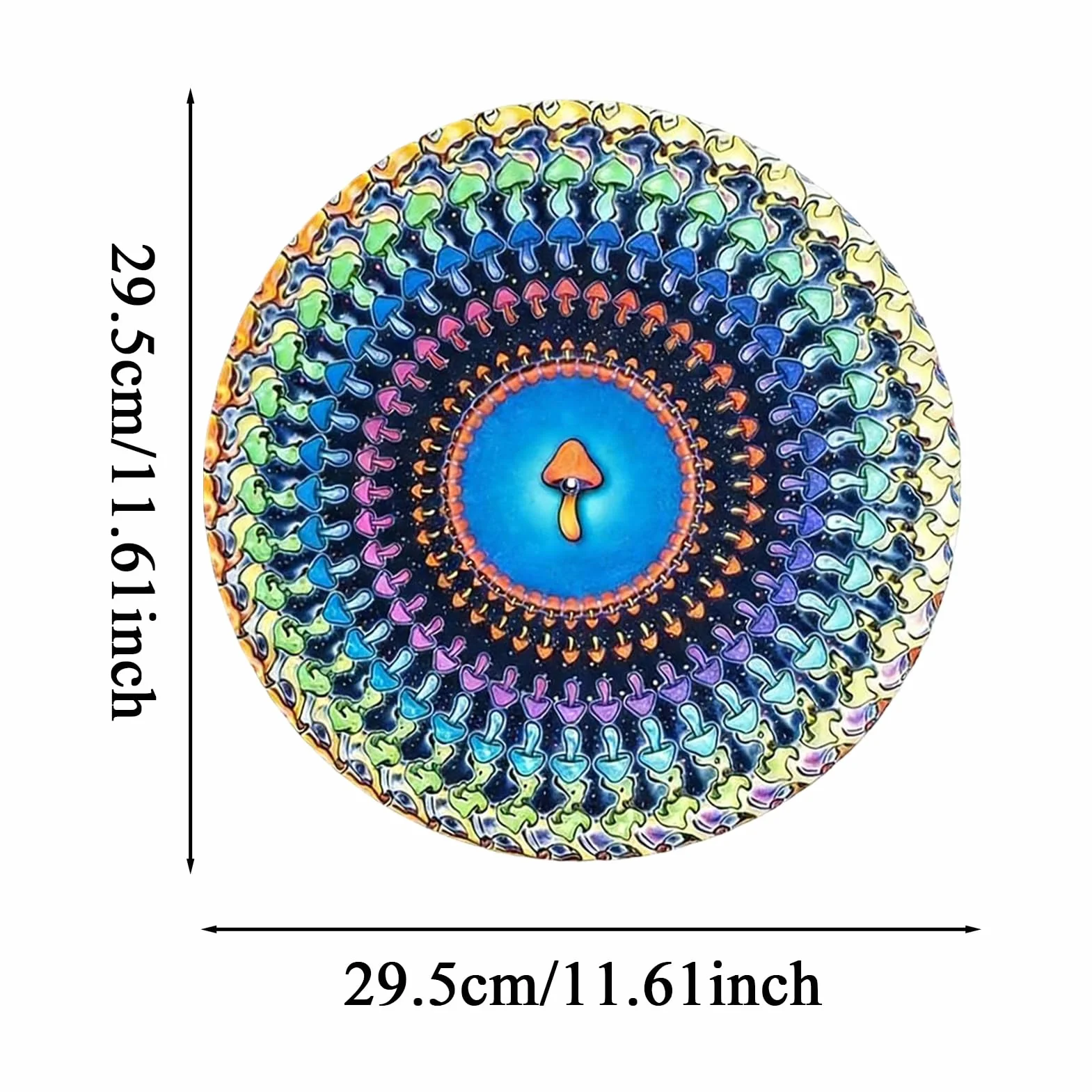Slipmat do Płyt Winylowych | 30 Cm Slipmat Iluzja Optyczna,Zoetrope Mata Na Płyty Winylowe | Dla Djów Turntablistów Audiofiliów Miłośników Producentów Inżynierów Nagrań Studiów Muzycznych Klubów