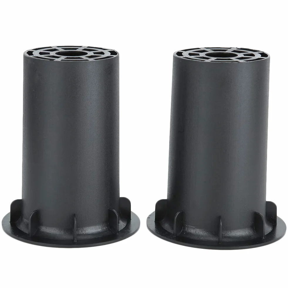 Fdit Rury przyłączeniowe do wzmacniaczy basów, subwoofera Air Ports Repalcement & DIY 71 mm x 102 mm obudowa głośnika rura przyłączeniowa, 2 sztuki (czarne)