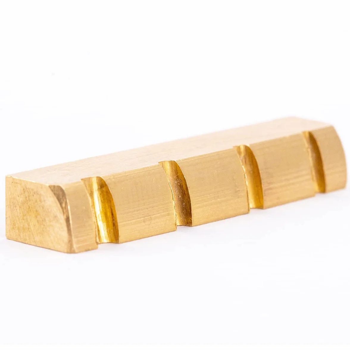 Musiclily Basic 4-strunowy Siodełko Basowy Mosiężna Nut do Precision/Jazz Bass 38x6x9mm