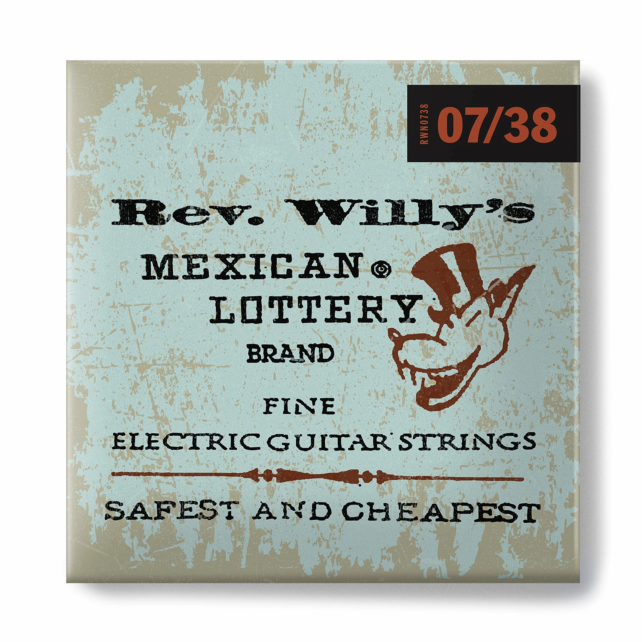 Dunlop RWN0738 ekstra lekkie struny 07-38 R.Willy