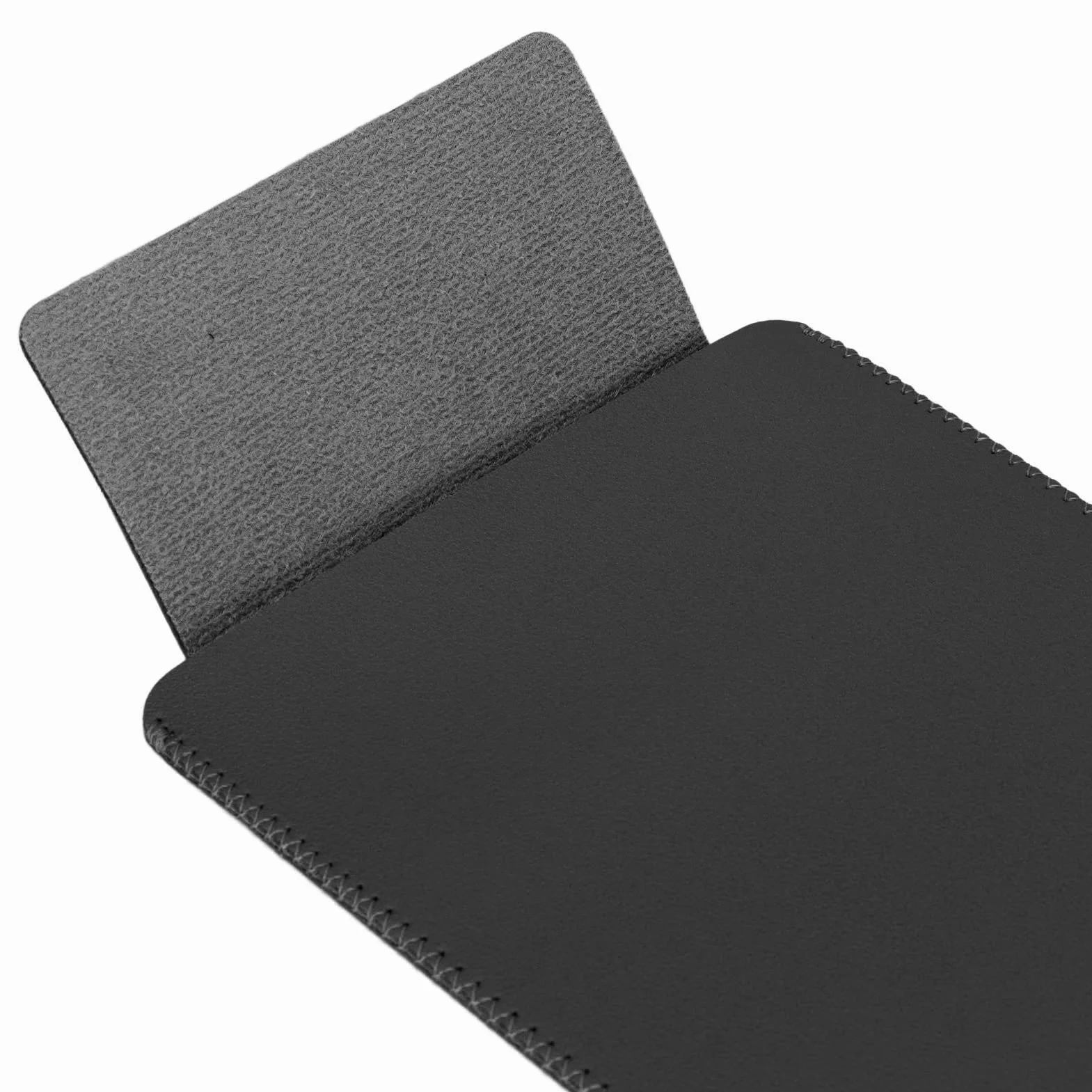 Zunate Etui na klawiaturę, skóra poliuretanowa, torba podróżna, 30 x 14 x 1 cm, bezprzewodowa klawiatura, torba podróżna, do Magic Keyboard 2 (czarne)