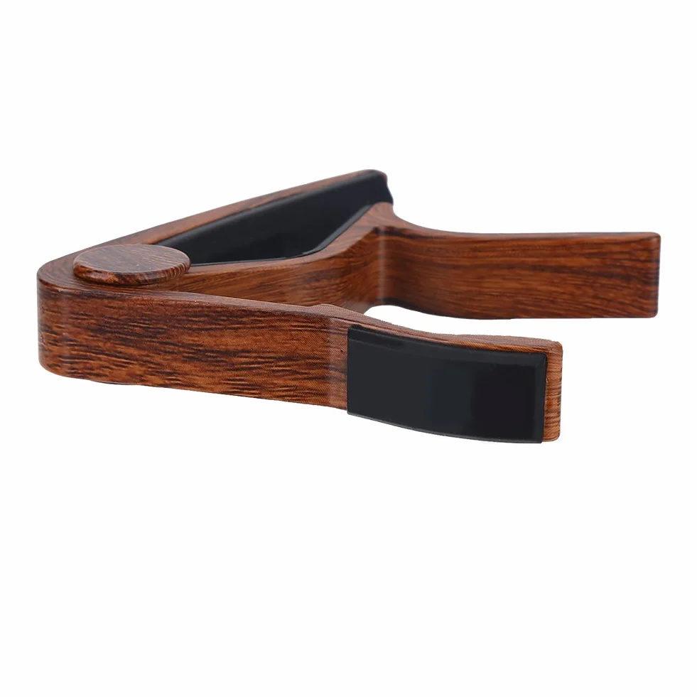 Alomejor Capo do gitary akustycznej i elektrycznej ze stopu aluminium Quick Change ukulele Capo instrumenty akcesoria
