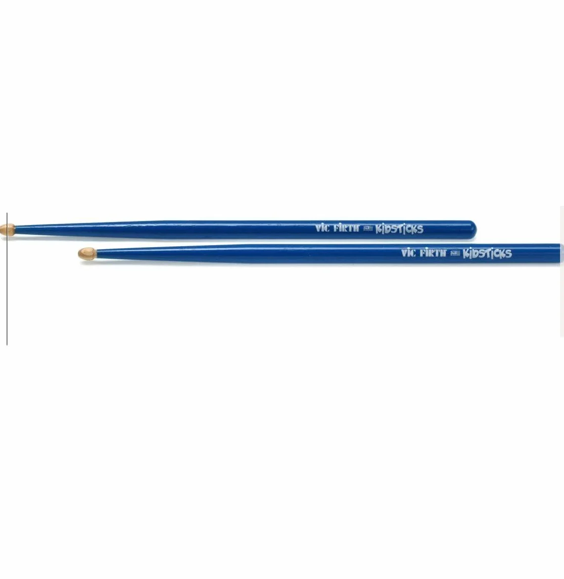 Vic FIrth - American Classic® pałeczki perkusyjne Kidsticks - American Hickory - drewniana końcówka - niebieska