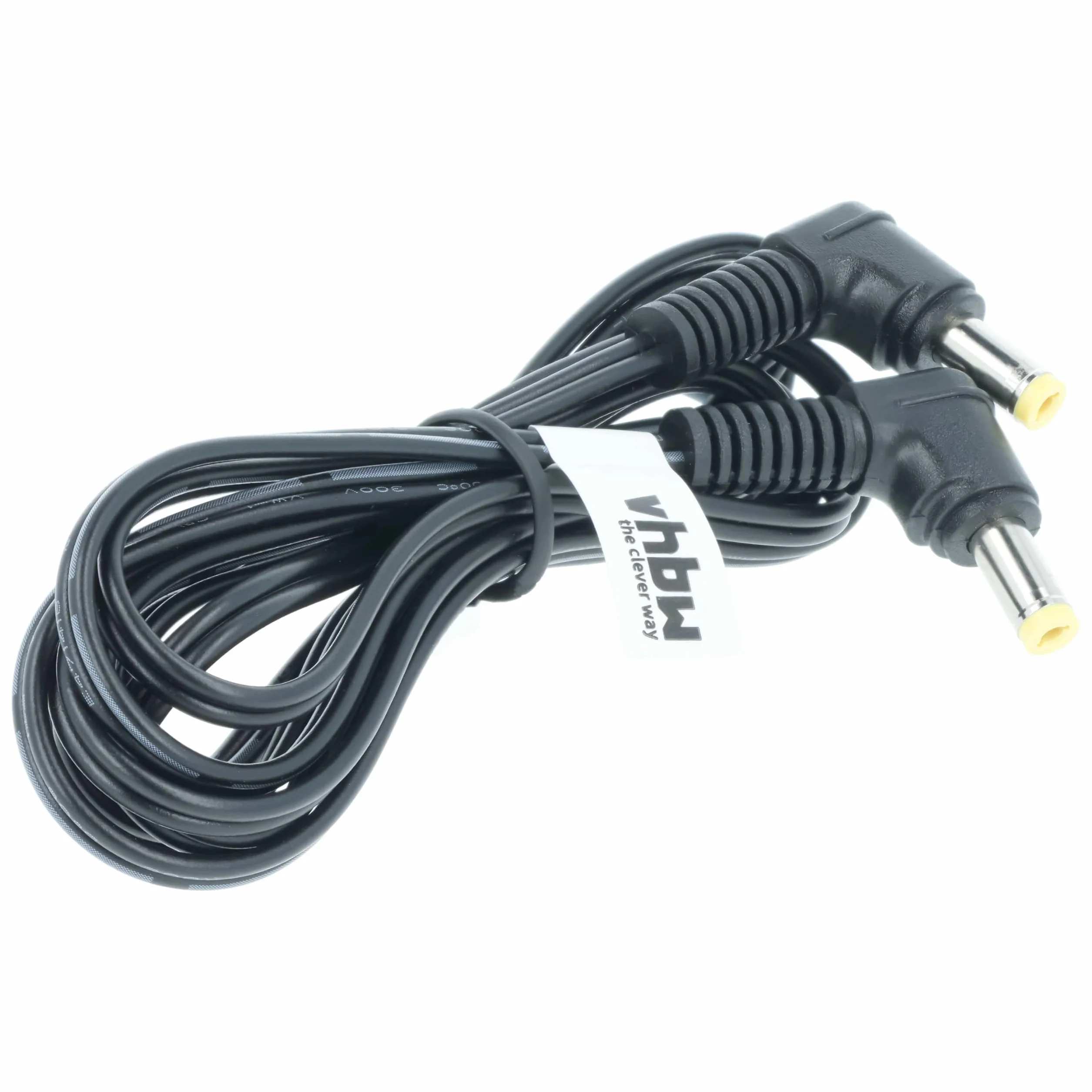 vhbw Kabel zasilający kompatybilny z Panasonic NV-GS37, NV-GS60, NV-GS71, NV-GS80, NV-GS90, PV-GS19 Camcorder, kamera - 100 cm, czarny