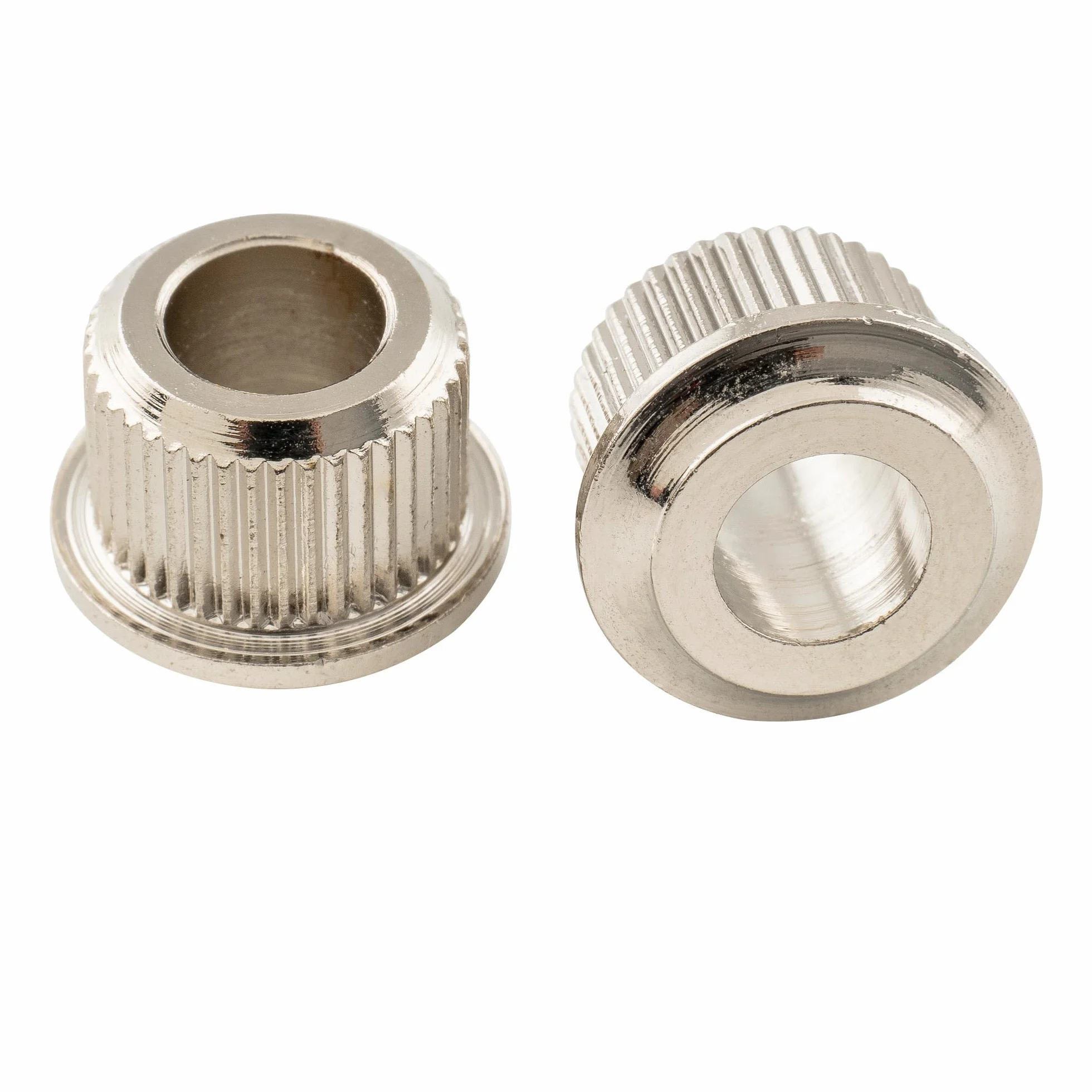 Musiclily Pro Stalowe Vintage/Nowoczesny 6mm-10mm Tuleje Konwersyjne Okucia Adapter do Gitary Kołki Strojenia Tunery, Nikiel (6 szt.)