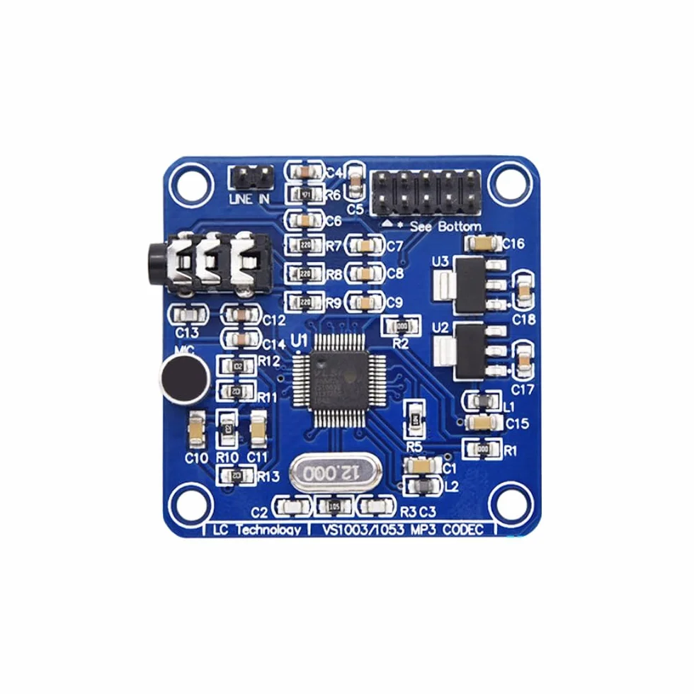 VS1053 moduły MP3 playback moduły audio dekoding board recording