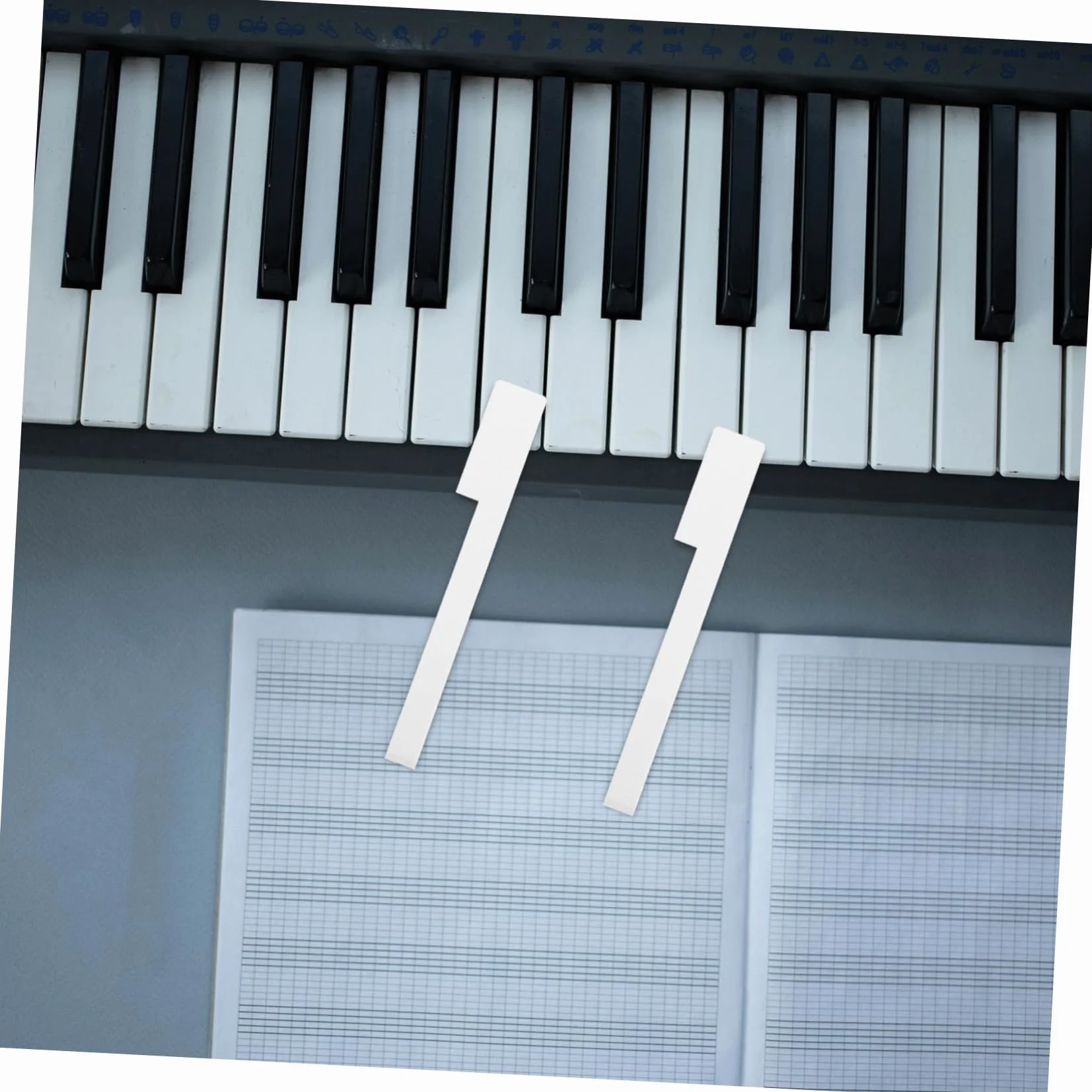 Replacement Piano Key Top Plastic Overlay for Acoustic And Electronic Keyboards Piano Key Keyboard Repair Parts