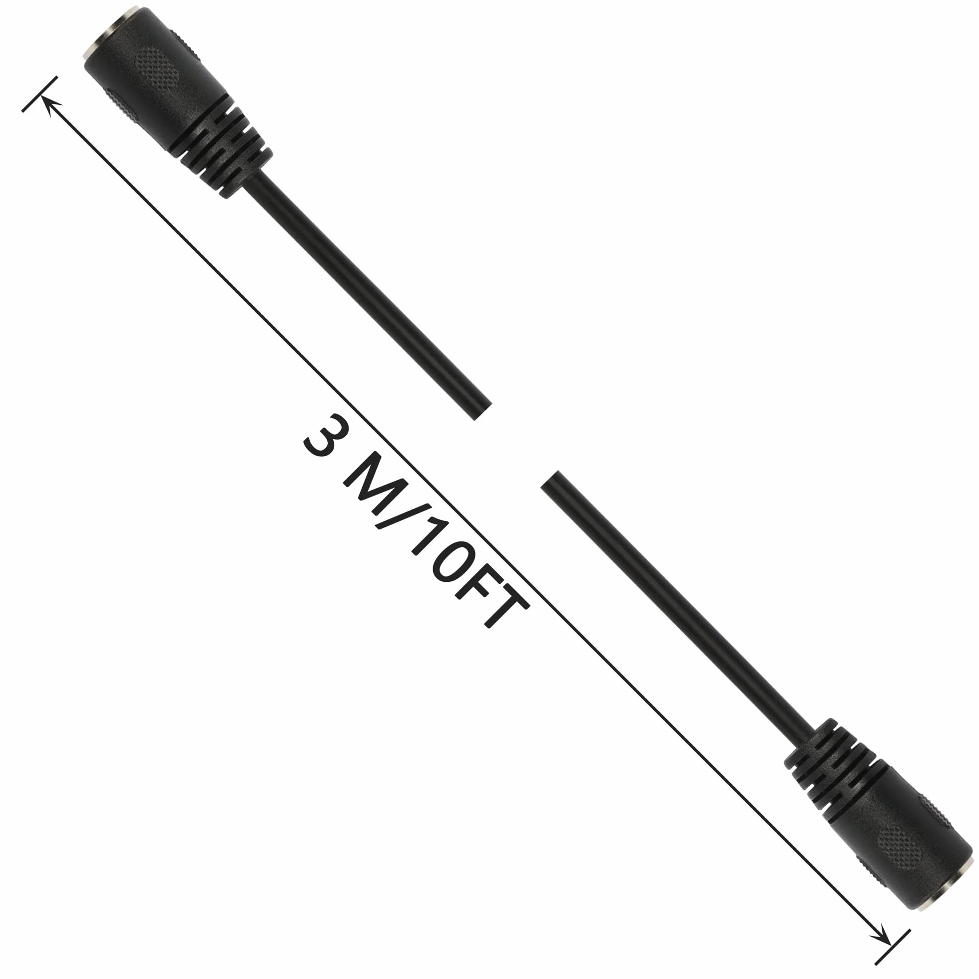 CERRXIAN Kabel DIN MIDI 0,5 stopy, żeński na żeński kabel audio DIN 5PIN do syntezatora klawiatury MIDI, organów, pianina elektrycznego, gitary MIDI (0,15)
