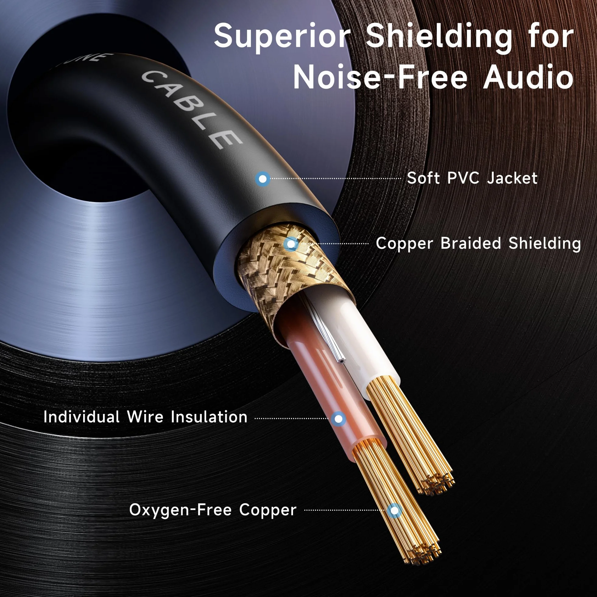 Cable Matters 2-pak Premium XLR na kabel mikrofonowy XLR 0,9 m