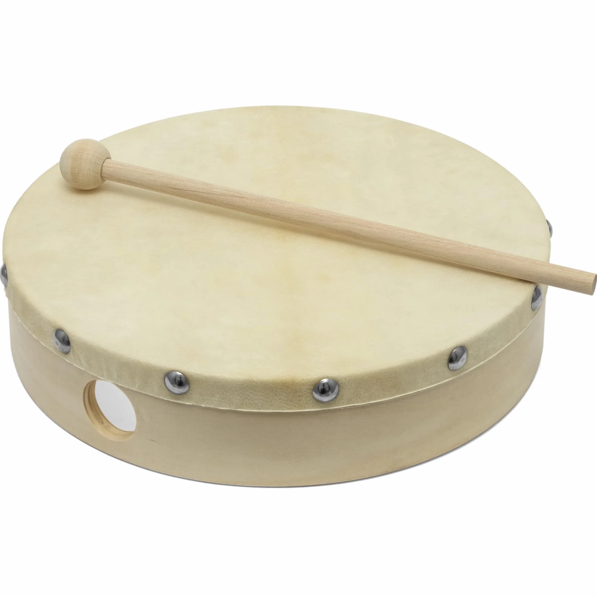 Bęben ręczny – bęben ramowy 15 cm – w zestawie beater