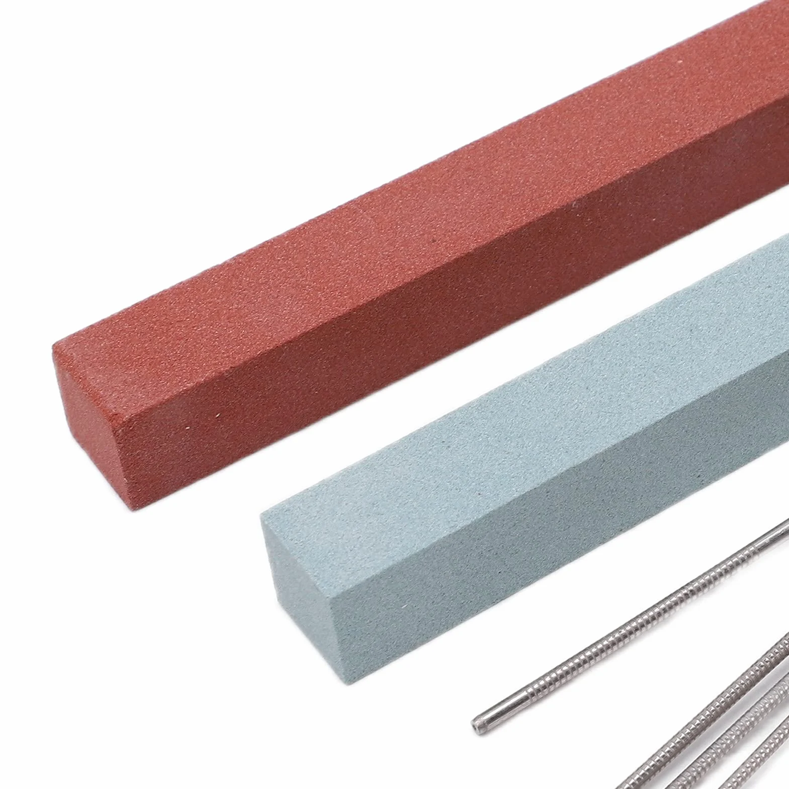 Narzędzia do Naprawy Gitary Guitar Bridge Saddle Nut Files z Kamieniem Szlifierskim Profesjonalne Polerowanie Akcesoria do Konserwacji Instrumentów Muzycznych(M02802)