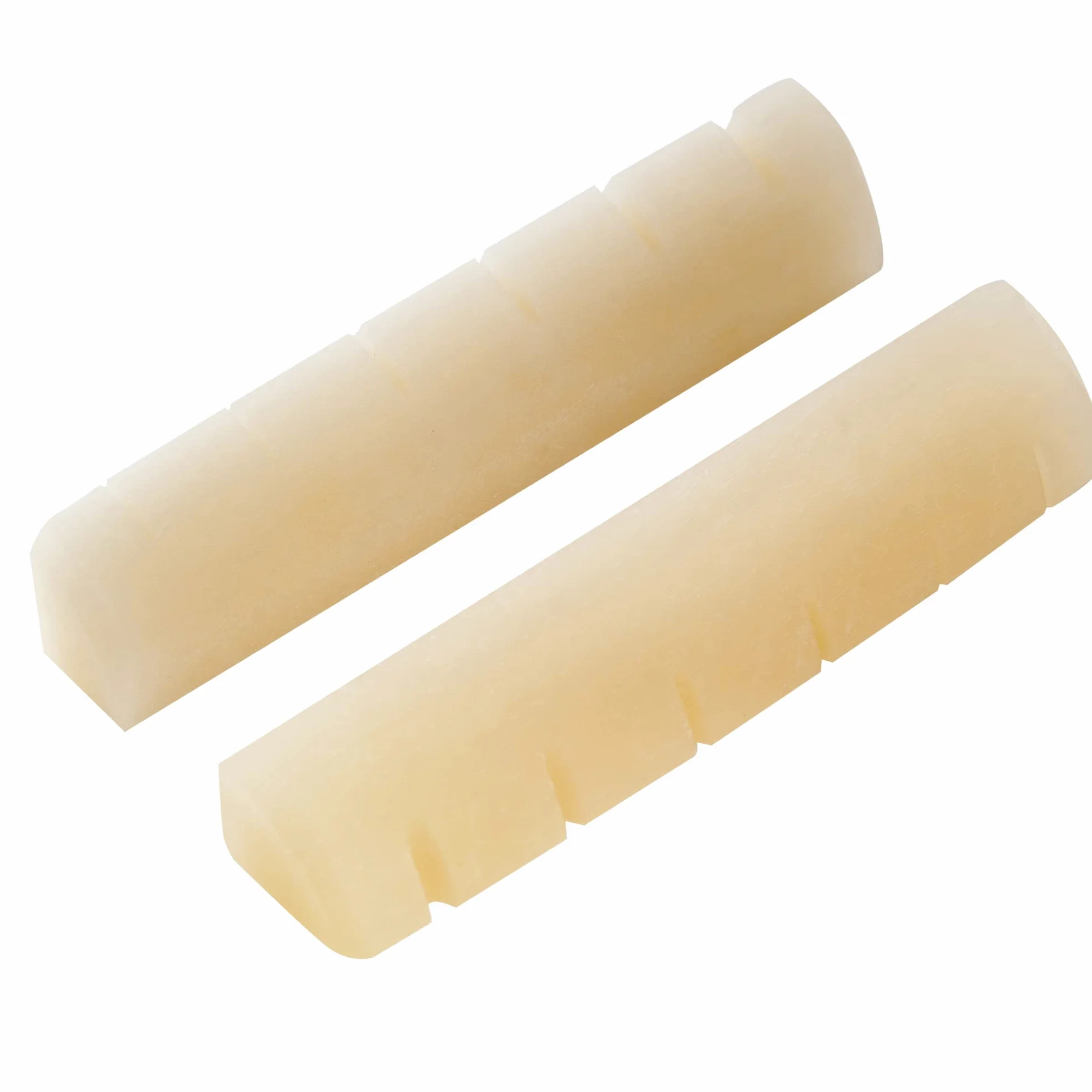 Musiclily Pro 43.99mm Siodełko Bone Nut do Les Paul Gitary Elektrycznej/Akustycznej 6 Strun Epiphone Pre-2014, Niebielone (2 szt.)