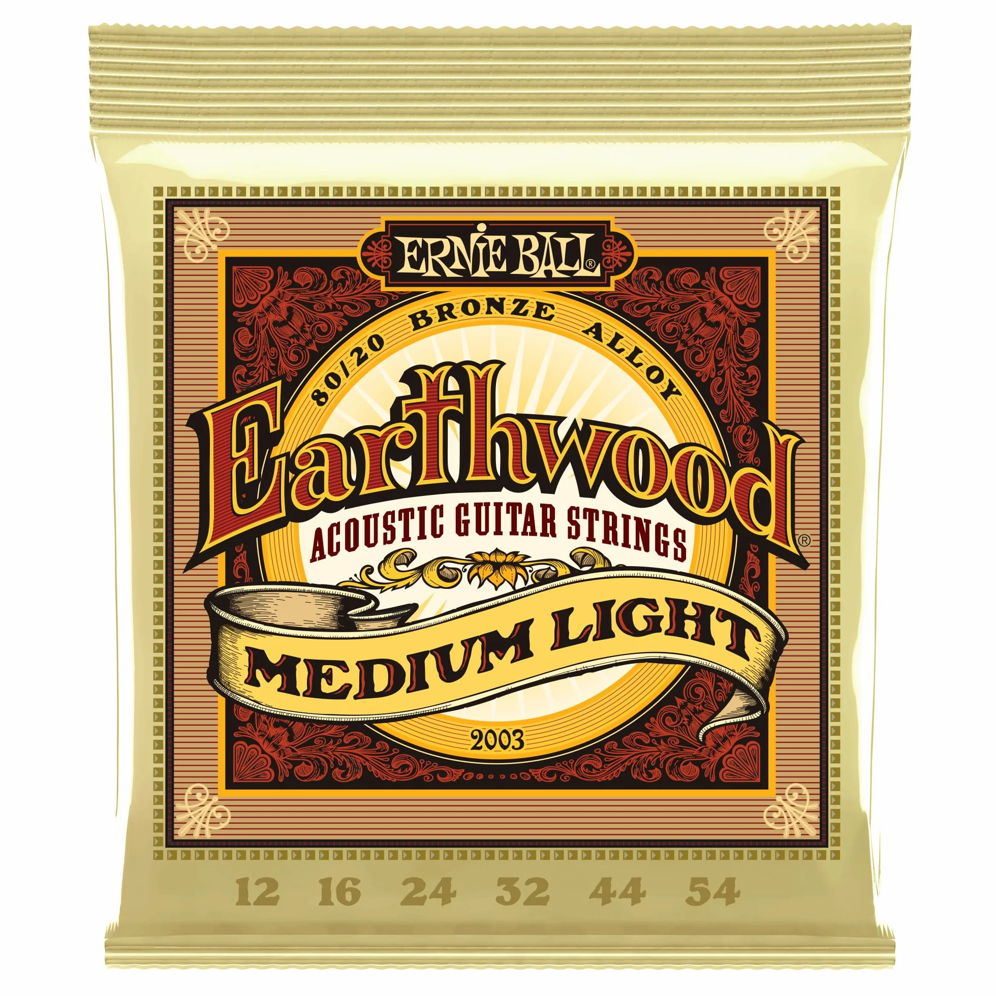 Ernie Ball Struny do Gitary Akustycznej, 12-54