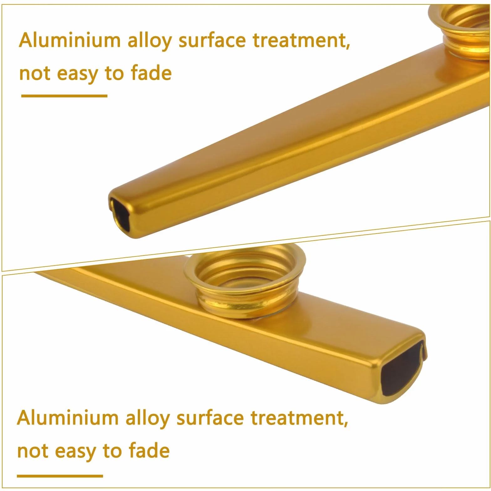 Kazoo zestaw 14 instrumentów muzycznych ze stopu aluminium, metalu, w 7 kolorach, na imprezę, prezent dla dzieci, miłośników muzyki, początkujących