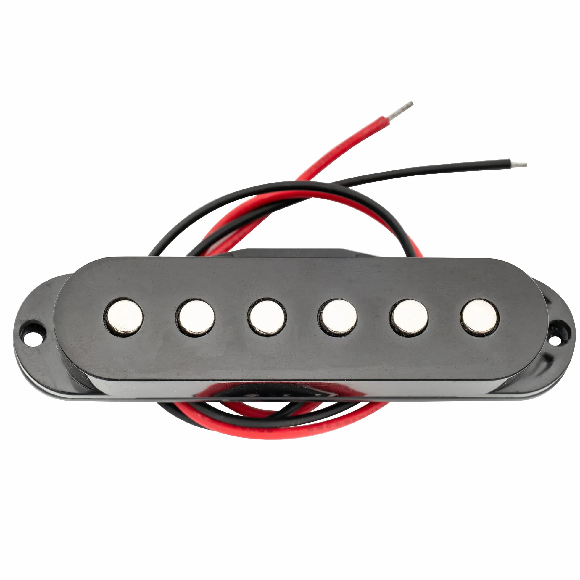 Musiclily 50mm Single Coil Przetwornik Strat Pickup Middle do Gitary Stratocaster, Czarny