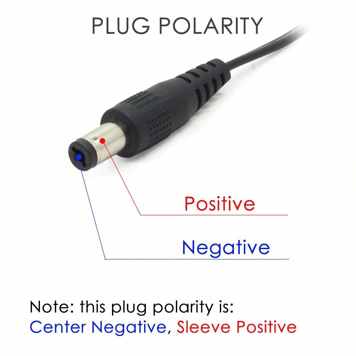 gitarowy 9V DC 1A adapter zasilający, z 5-ścieżkowym kablem Daisy Chain, do pedału efektu gitarowego, ujemny środem,
