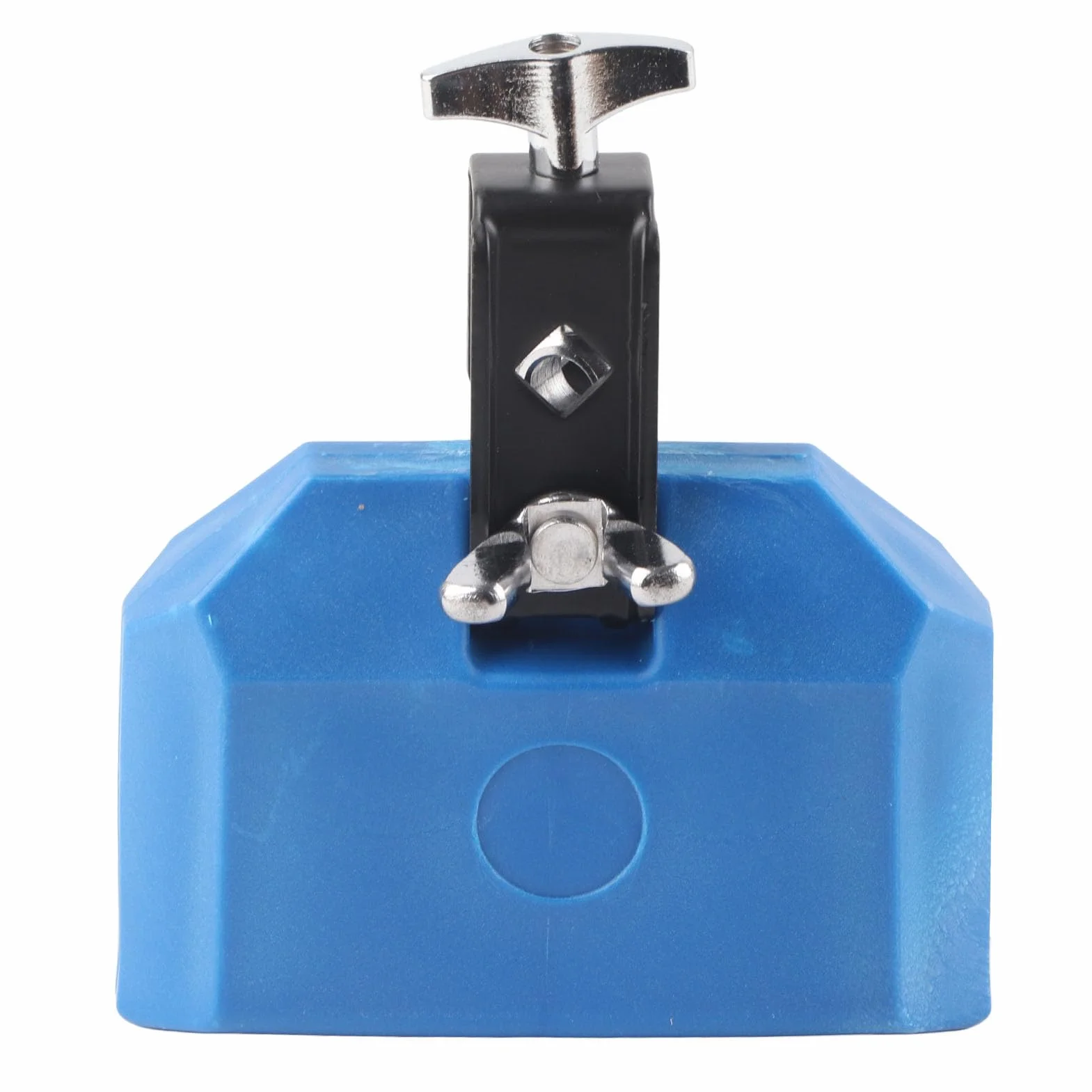 Cowbell do Zestawu Perkusyjnego Regulowany Uchwyt Montażowy Plastikowy Muzyczny Blok Perkusyjny Instrument Perkusyjny łaciński (Niebieski)