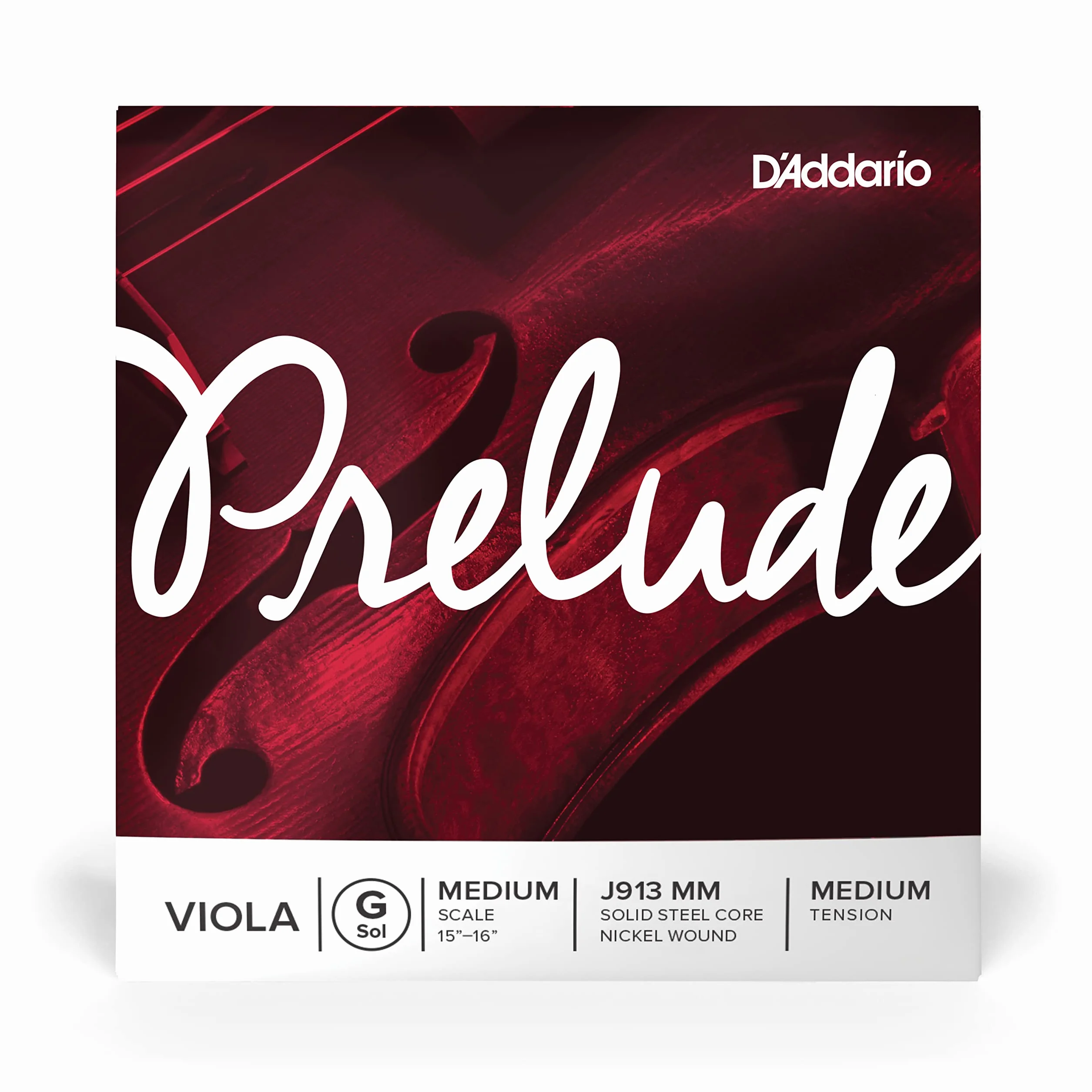 D'Addario Prelude średnia skala średnie napięcie pojedynczy sznur G na altówkę
