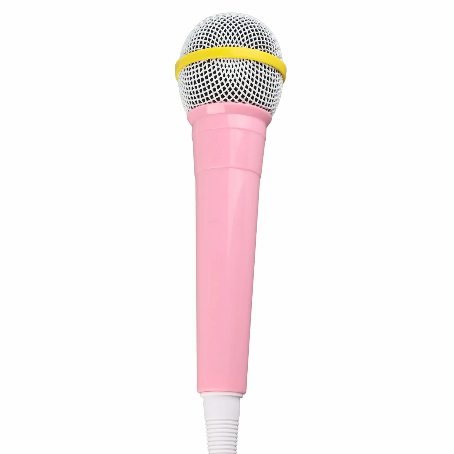 Fydun Kids Mikrofon Przewodowy Wtyczka 3,5 Mm Niskie Zniekształcenia Przenośna Muzyka Dzieci śpiewający Mikrofon do Karaoke Impreza Rodzinna Różowa Rodzina Stosowana