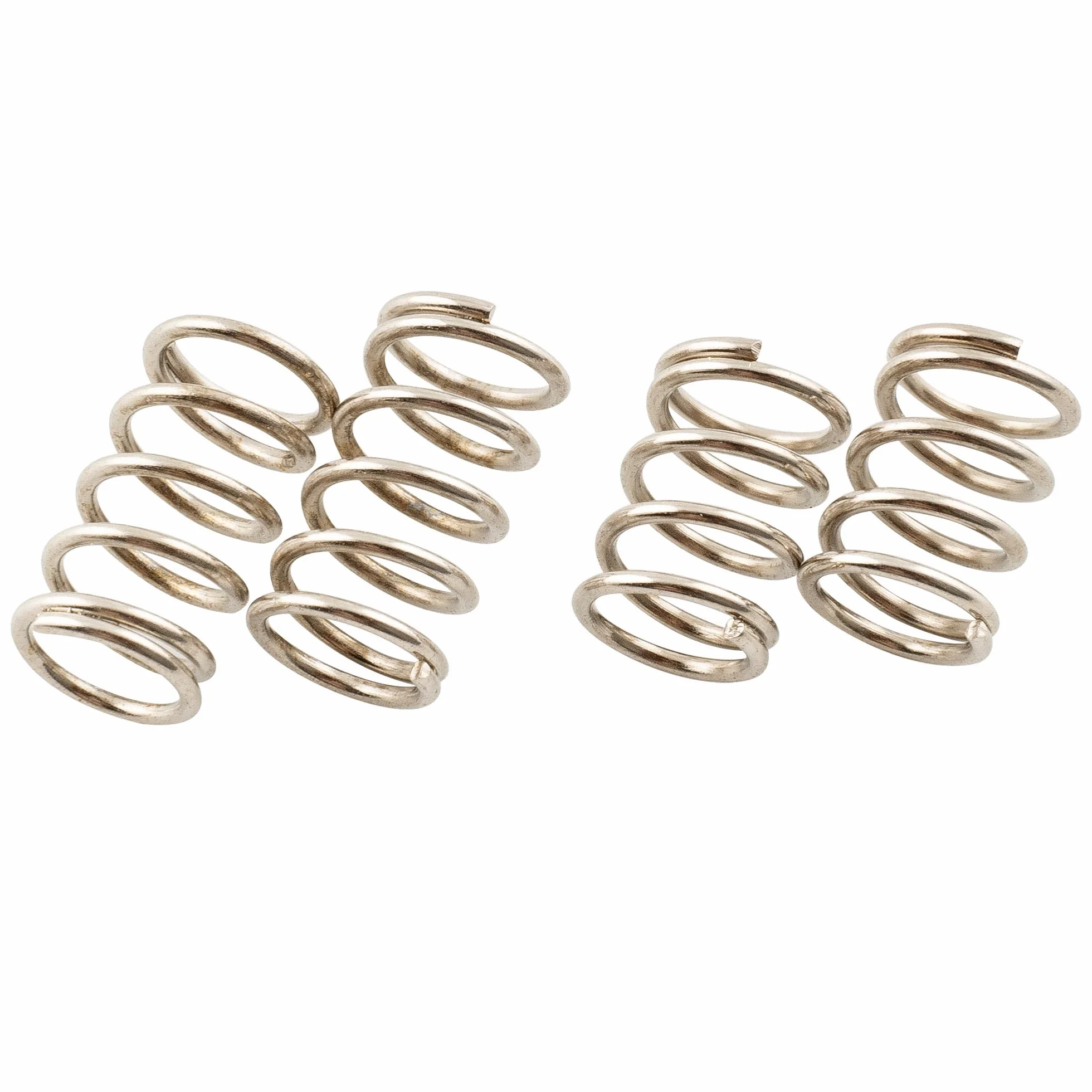 Musiclily Pro Stalowe Sprężyny Intonacji do Siodełek Mostka Gitary Elektrycznej typu Strat, Nikiel(20 szt. 8 mm i 10 szt. 6 mm)