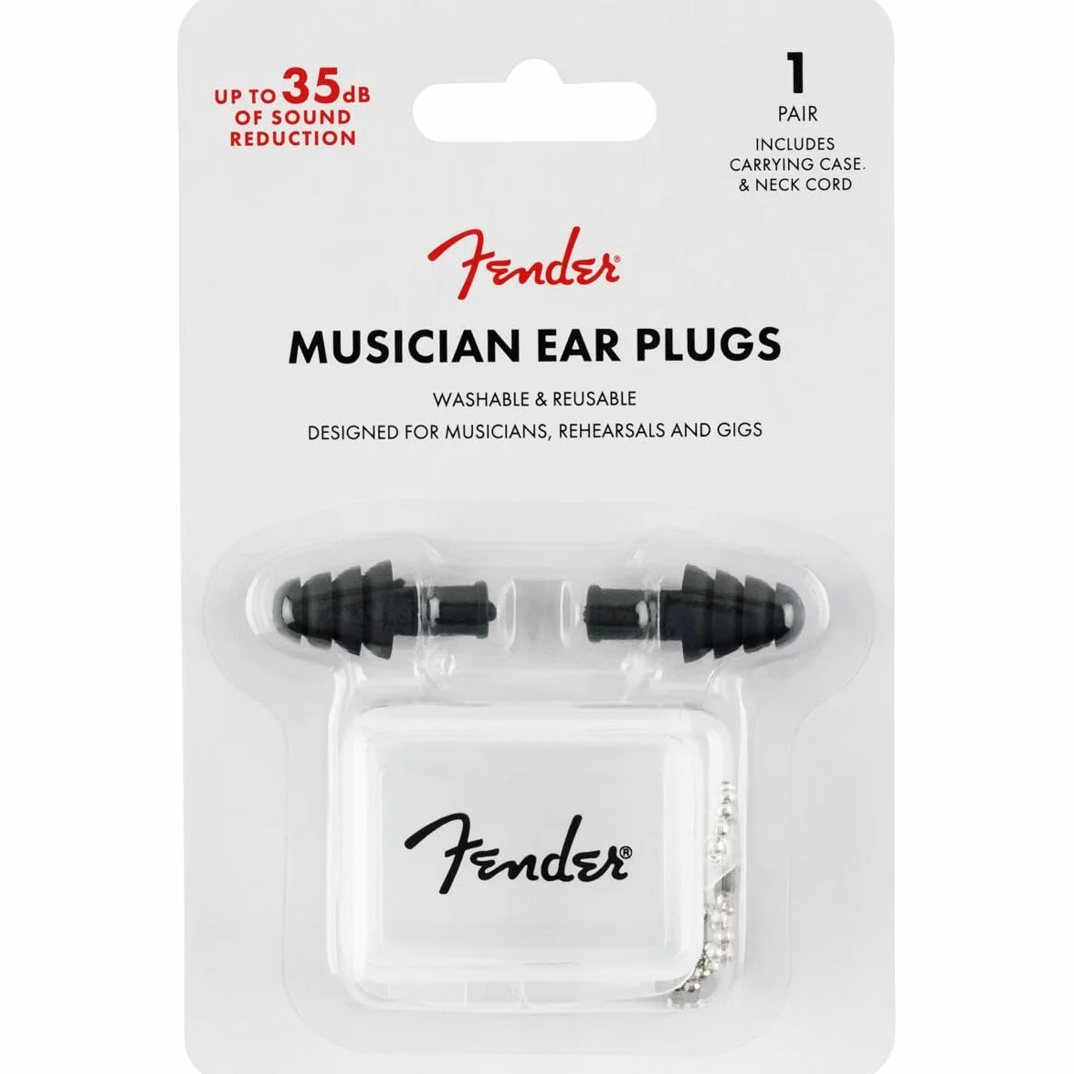 Fender Musician EarPlugs/Muzyk nauszniki 1 para