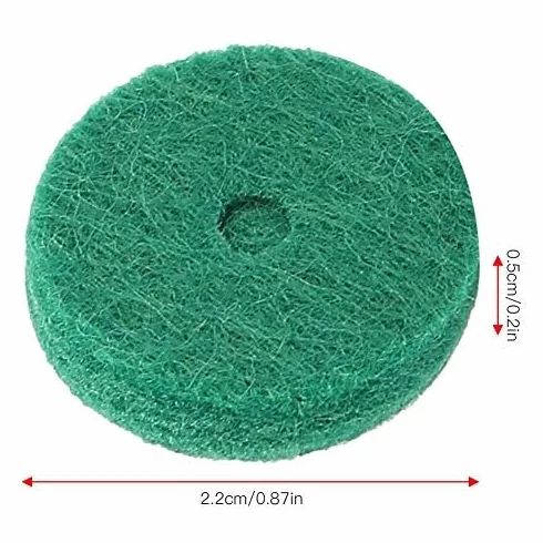 Podkładki z filcu fortepianowego, 22mm poduszki z filcu fortepianowego Podkładki z filcu fortepianowego Podkładki do niwelacji fortepianu Narzędzia do regulacji fortepianu Podkładki do klawiatury Podkładki do balansu Wymiana części pianina Zielony 90 sztu