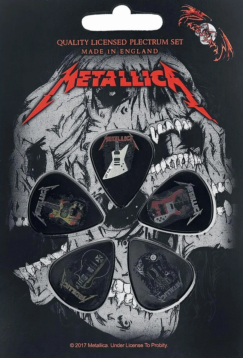 METALLICA PLEKTRUMSET/GUITAR PICK SET # 2 GUITARS