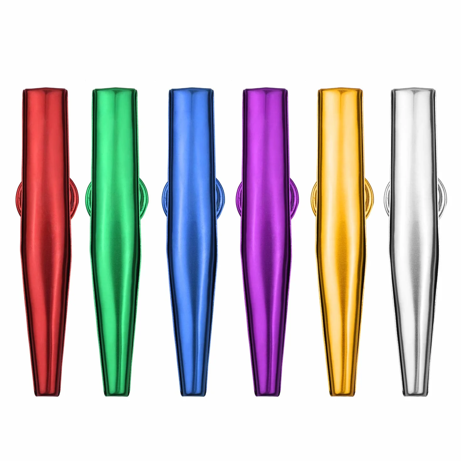 kazoo, instrument muzyczny Kazoo ze stopu aluminium, dla dorosłych, początkujących, instrument muzyczny kazoo