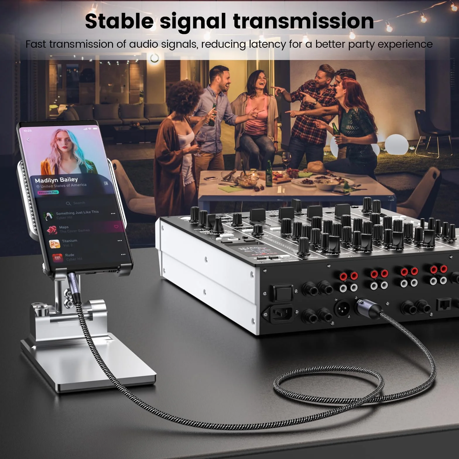 MOSWAG XLR (żeński) na jack 3,5 mm, kabel mikrofonowy 3,5 mm TRS do XLR, żeński 3-pinowy kabel mikrofonowy kompatybilny z głośnikami, mikrofonem (2 m)