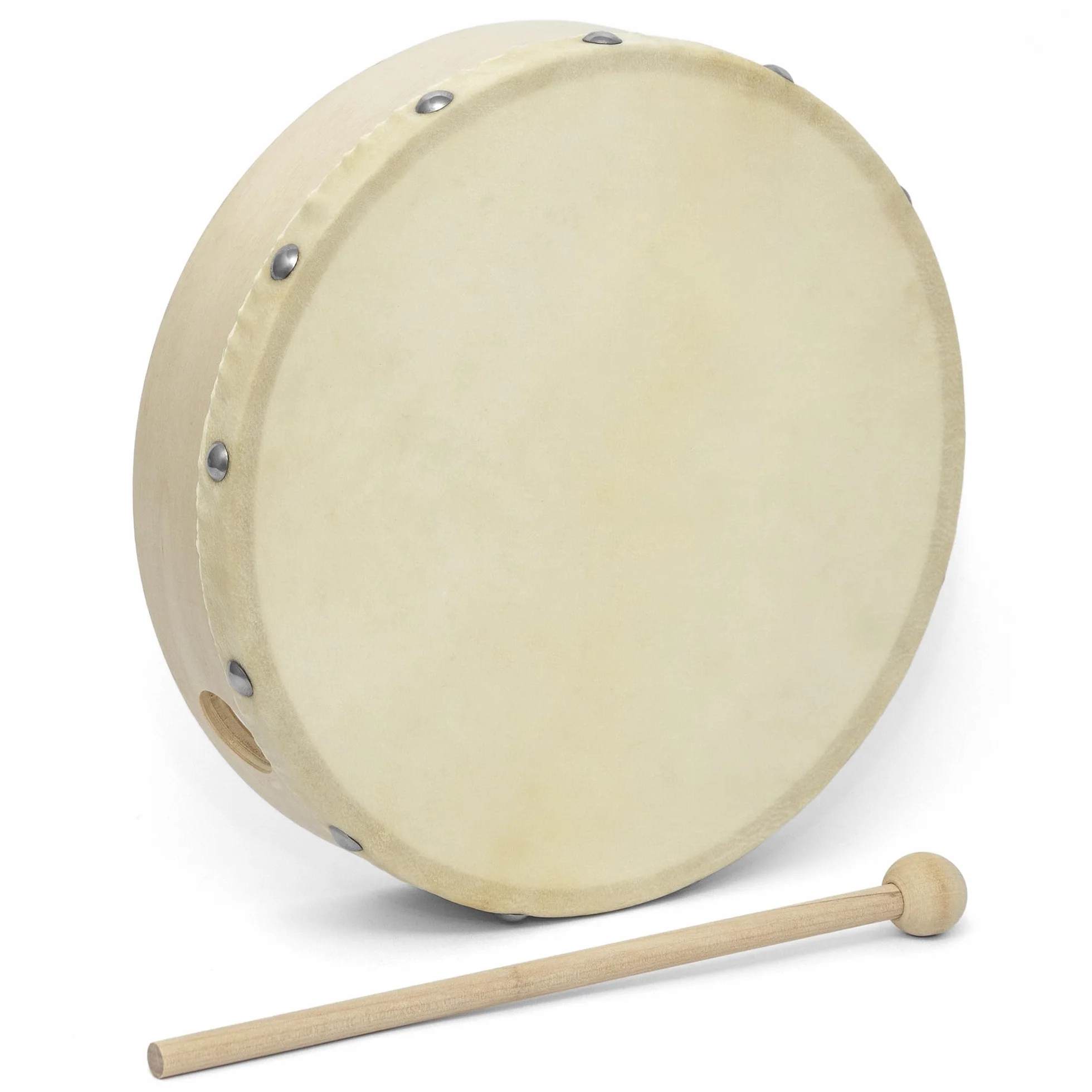 Bęben ręczny – bęben ramowy 15 cm – w zestawie beater