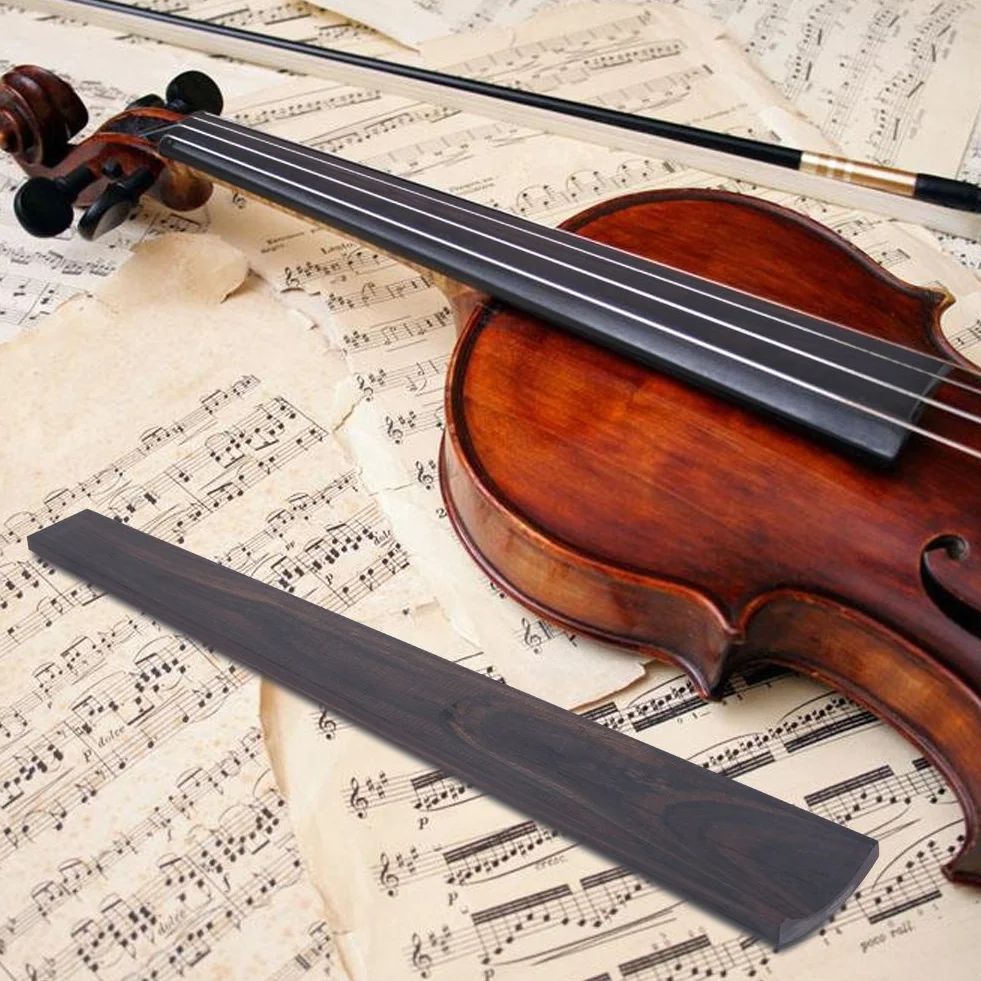 Dilwe Podstrunnica skrzypce, hebanowa drewniana podstrunnica skrzypce instrument akcesorium na 4/4 skrzypce