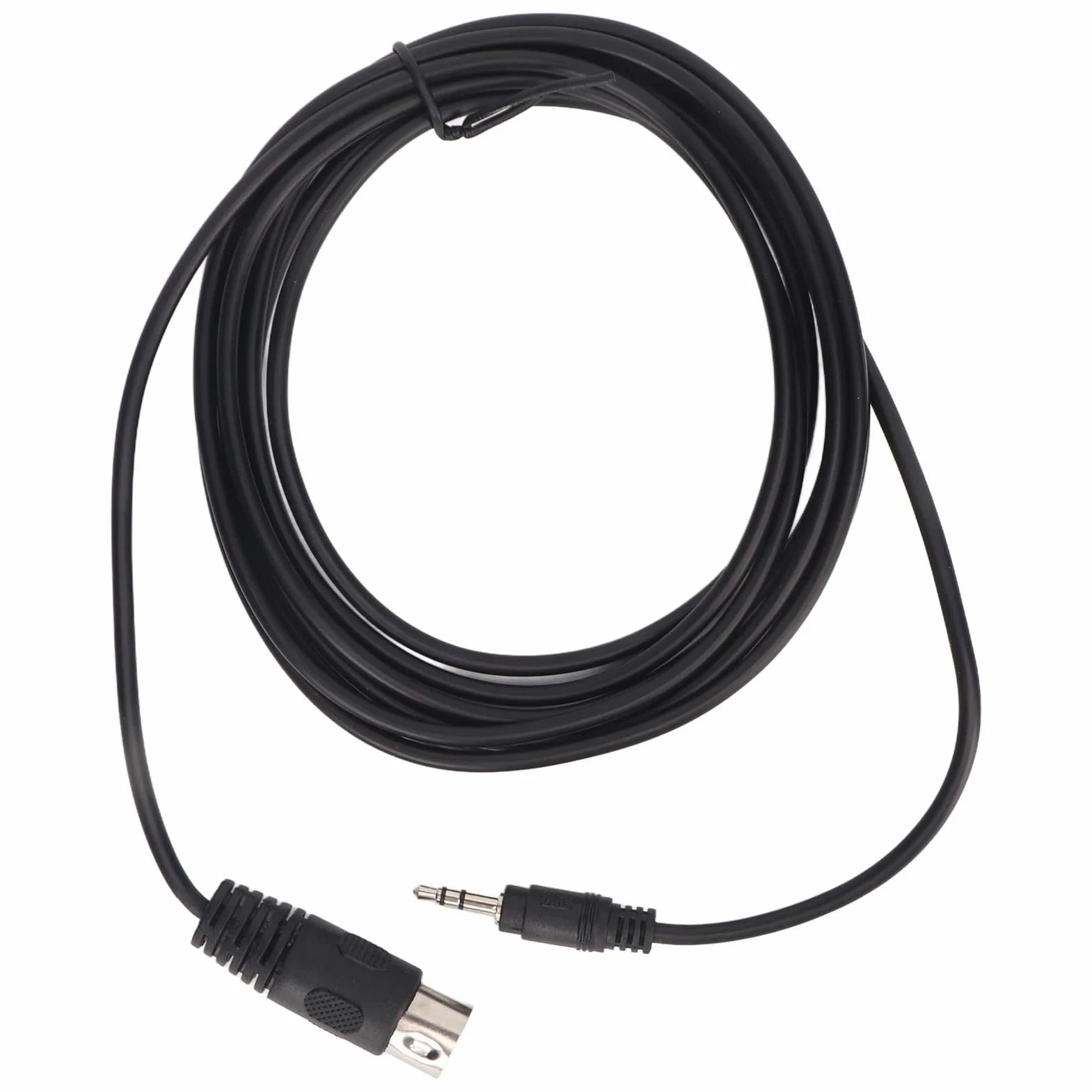 8-biegunowy kabel DIN, 8-biegunowa wtyczka DIN MIDI na wtyk stereo jack 3,5 mm, kabel audio stereo do odtwarzania sygnału na elektronicznych instrumentach muzycznych, 9,8 stopy
