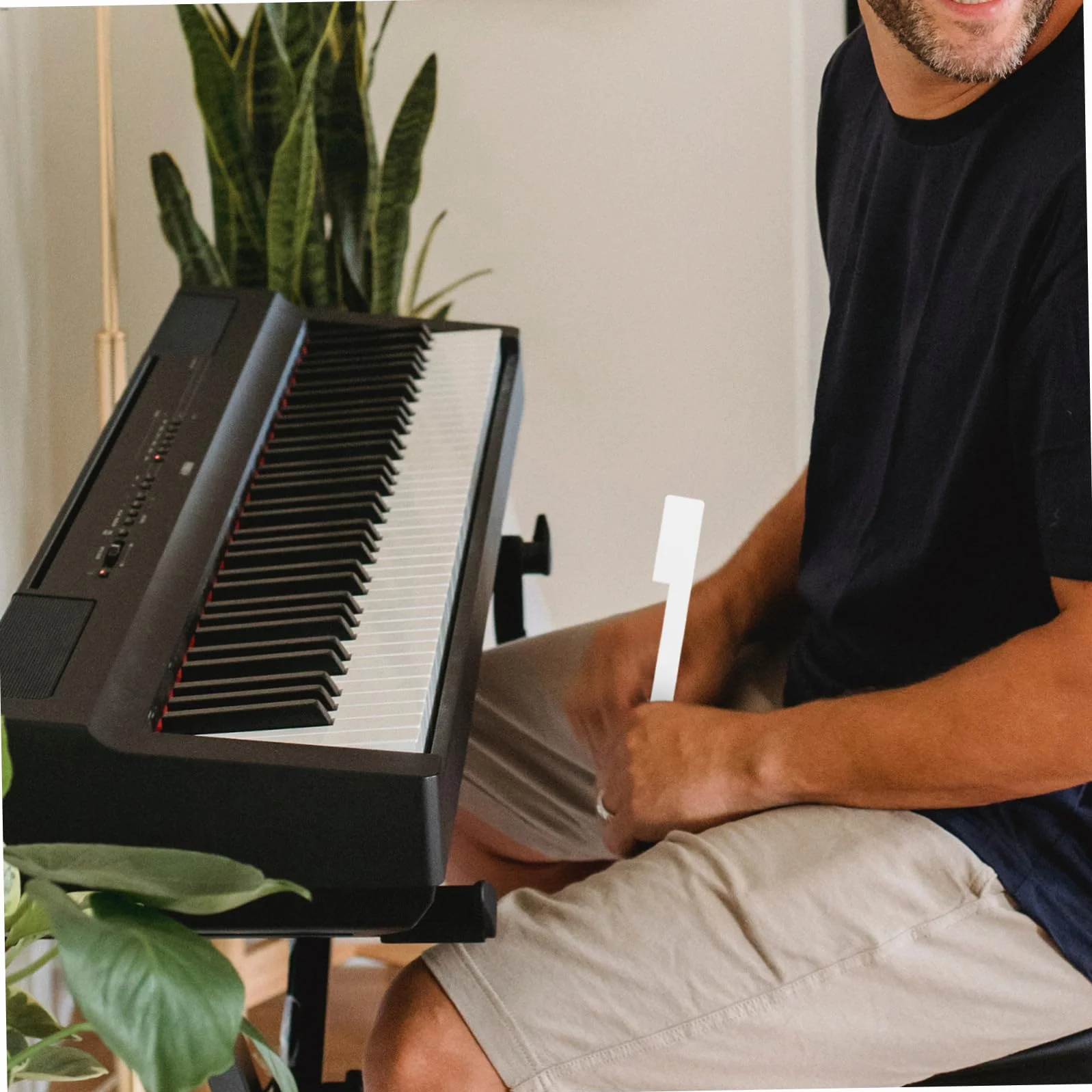 Replacement Piano Key Top Plastic Overlay for Acoustic And Electronic Keyboards Piano Key Keyboard Repair Parts