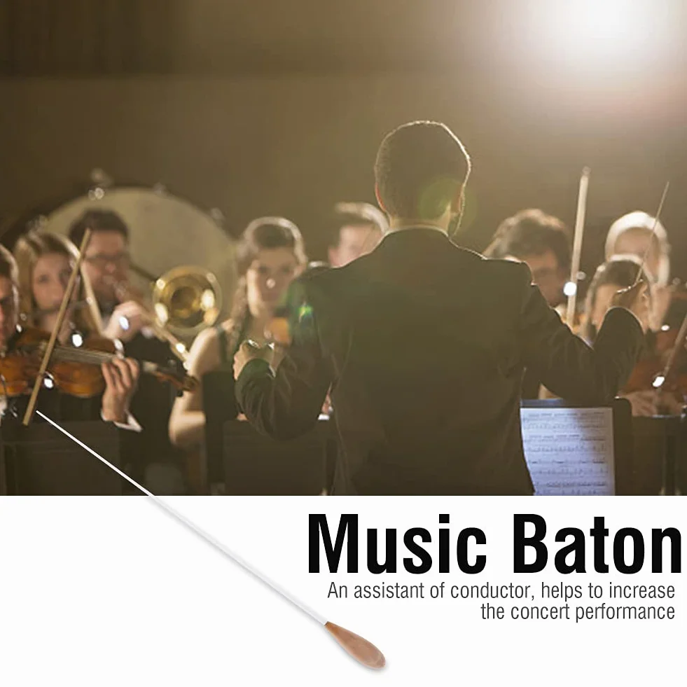 Eujgoov Musical Baton Gruszka Wood Handle Music Baton Conducting Baton Music Conductor Batons