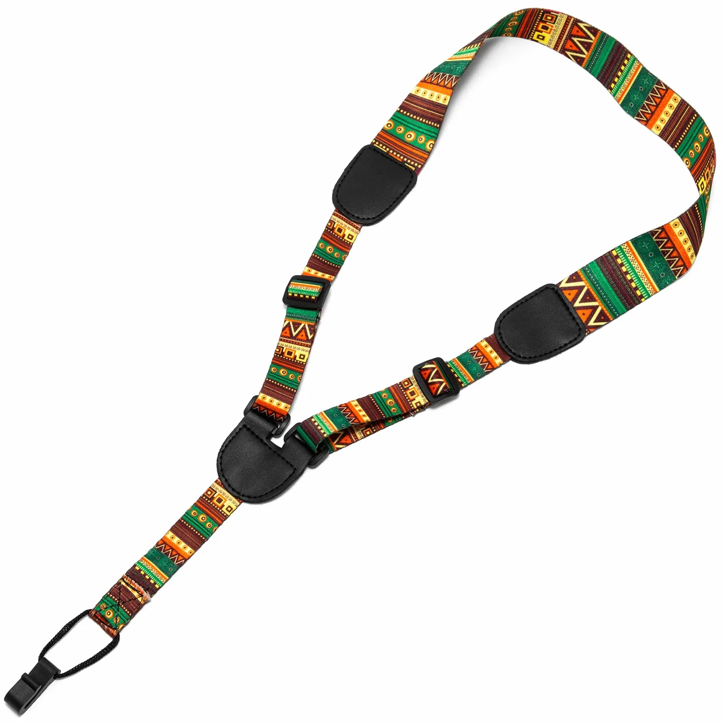 Tiger Pasek ukulele w stylu azteckim - regulowany pasek pasuje do wszystkich ukulele