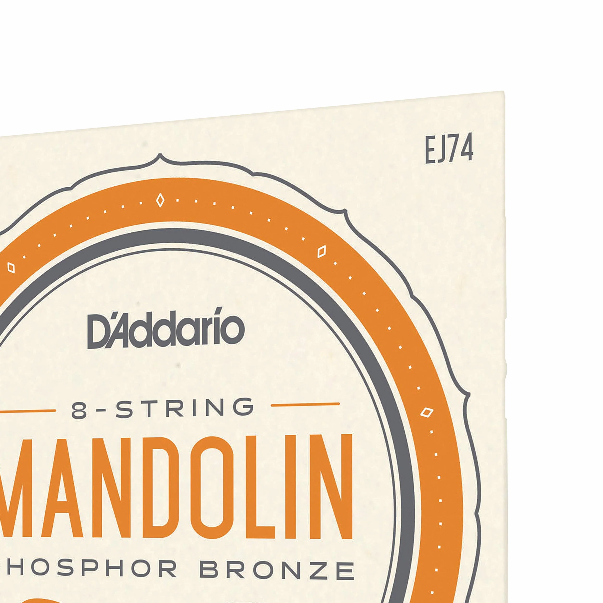 D'Addario Struny mandolinowe EJ75 11,5–41, średnie/ciężkie – fosfor, brąz m