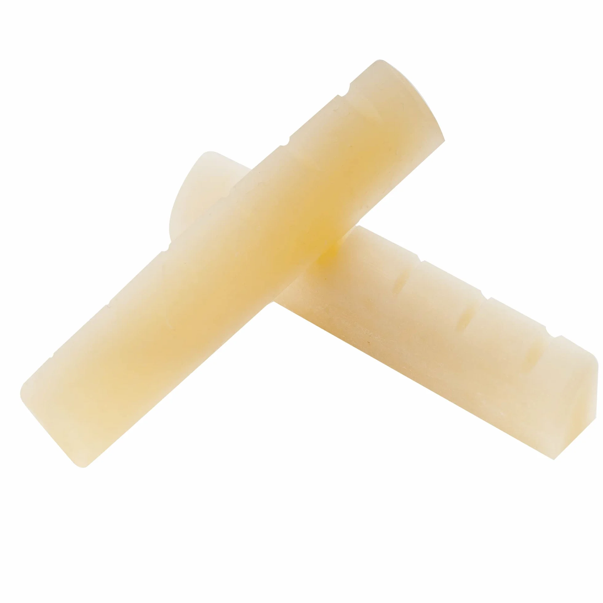 Musiclily Pro 43.99mm Siodełko Bone Nut do Les Paul Gitary Elektrycznej/Akustycznej 6 Strun Epiphone Pre-2014, Niebielone (2 szt.)