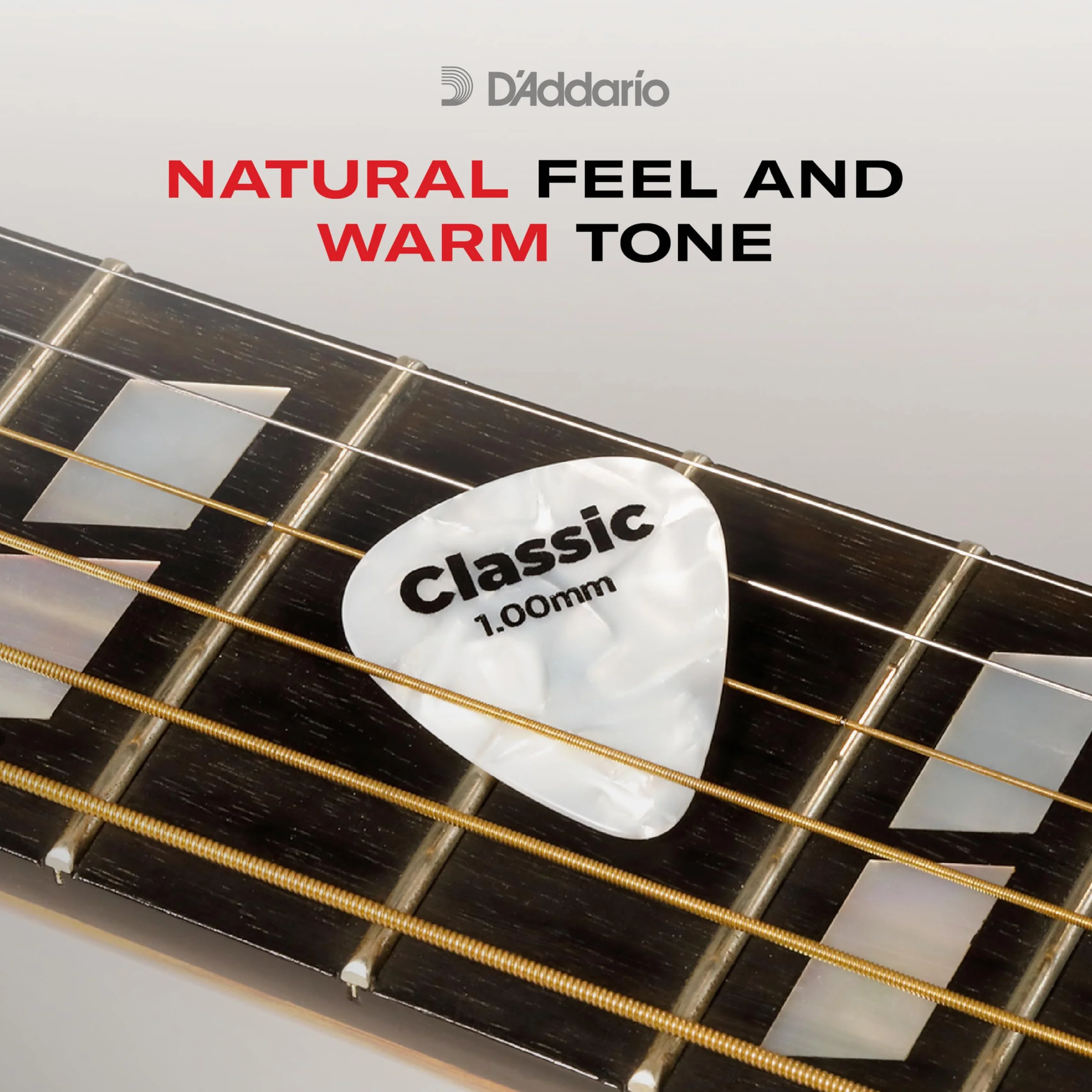 D'Addario Picks Celluloid 0,7 mm medium, 1CAP4-10 - Zestaw kostek