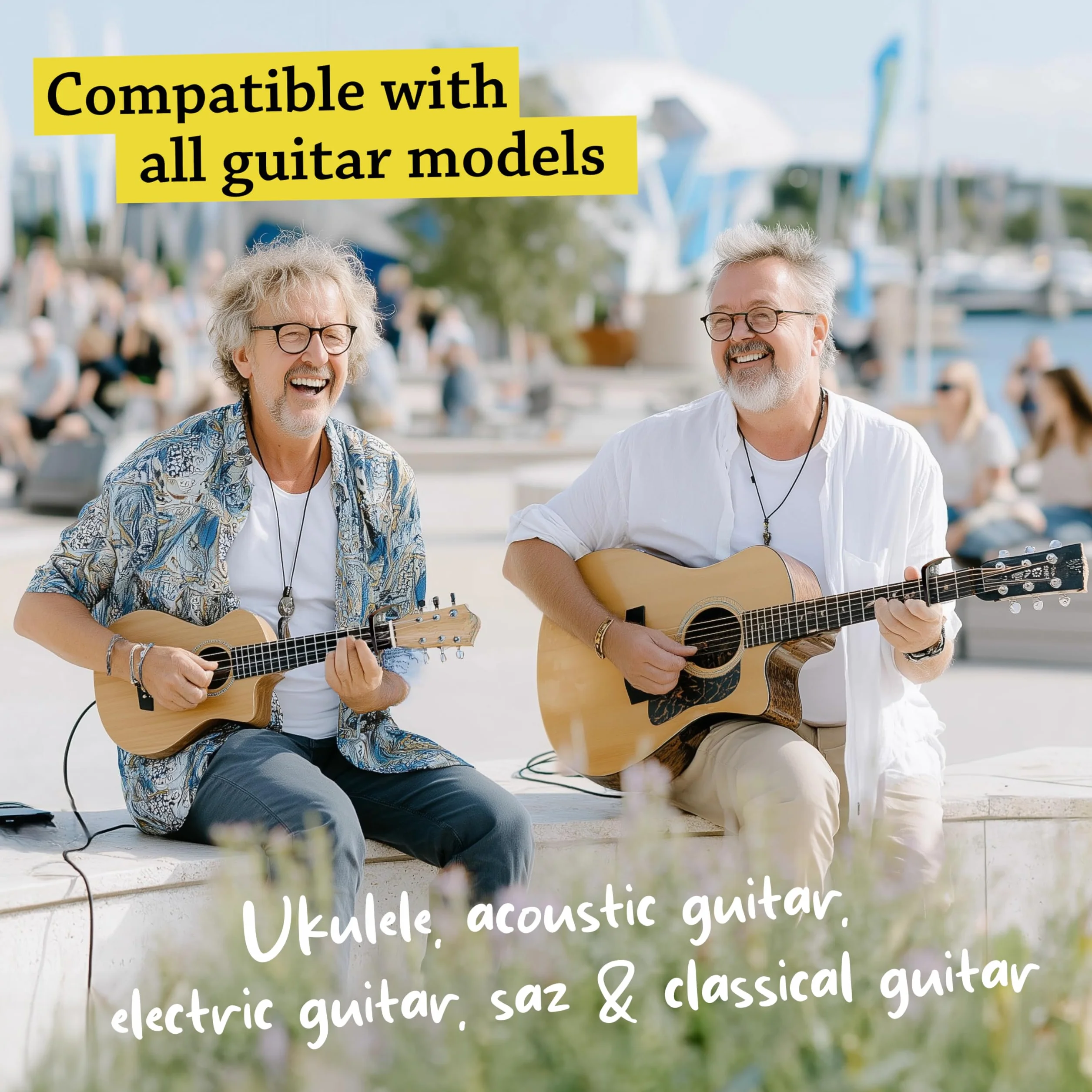 BELFORT® Oryginalny kapodaster QuickPitch do gitary + 3 kostki + gratis eBook ☆ Dziecinnie łatwa obsługa ☆ Capo do gitary – gitara westernowa, akustyczna, koncertowa, elektryczna i ukulele