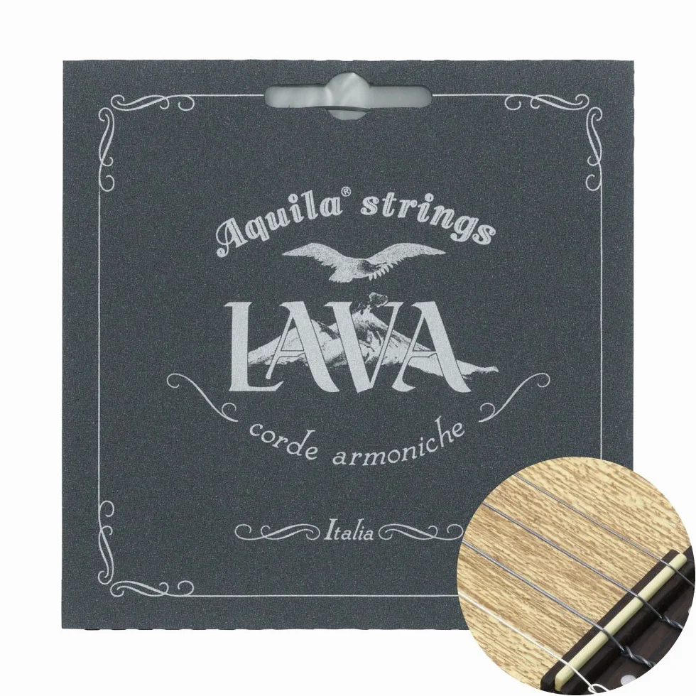 Aquila AQ U LS 113U Lava Series Ukulele Set (Concert, low-G, wound)