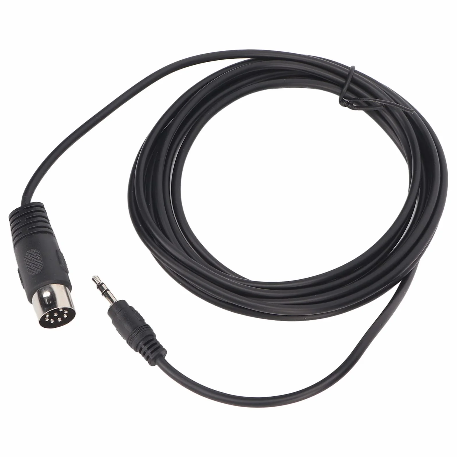 8-biegunowy kabel DIN, 8-biegunowa wtyczka DIN MIDI na wtyk stereo jack 3,5 mm, kabel audio stereo do odtwarzania sygnału na elektronicznych instrumentach muzycznych, 9,8 stopy