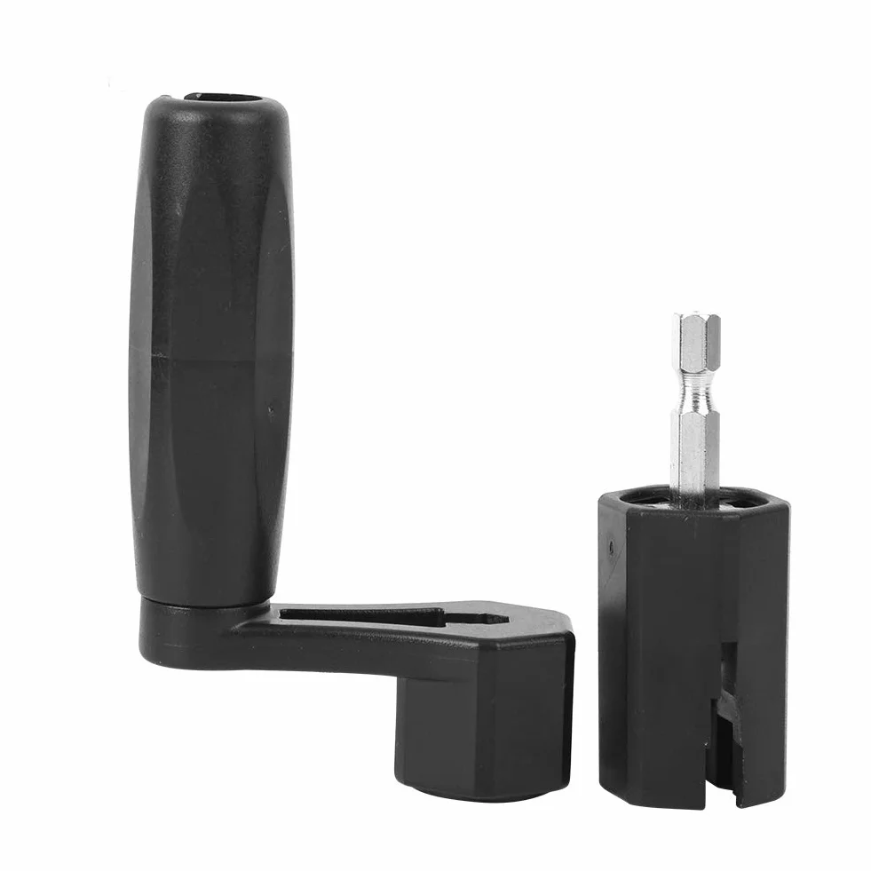 Nawijacz do Strun Gitarowych, 2-calowy Czarny Nawijacz do Strun Gitarowych, Pw-Dbpw-01 Planet Waves Wiertło Peg Winder 1 Nawijacz Strun Gitarowych Most Pin Peg Puller