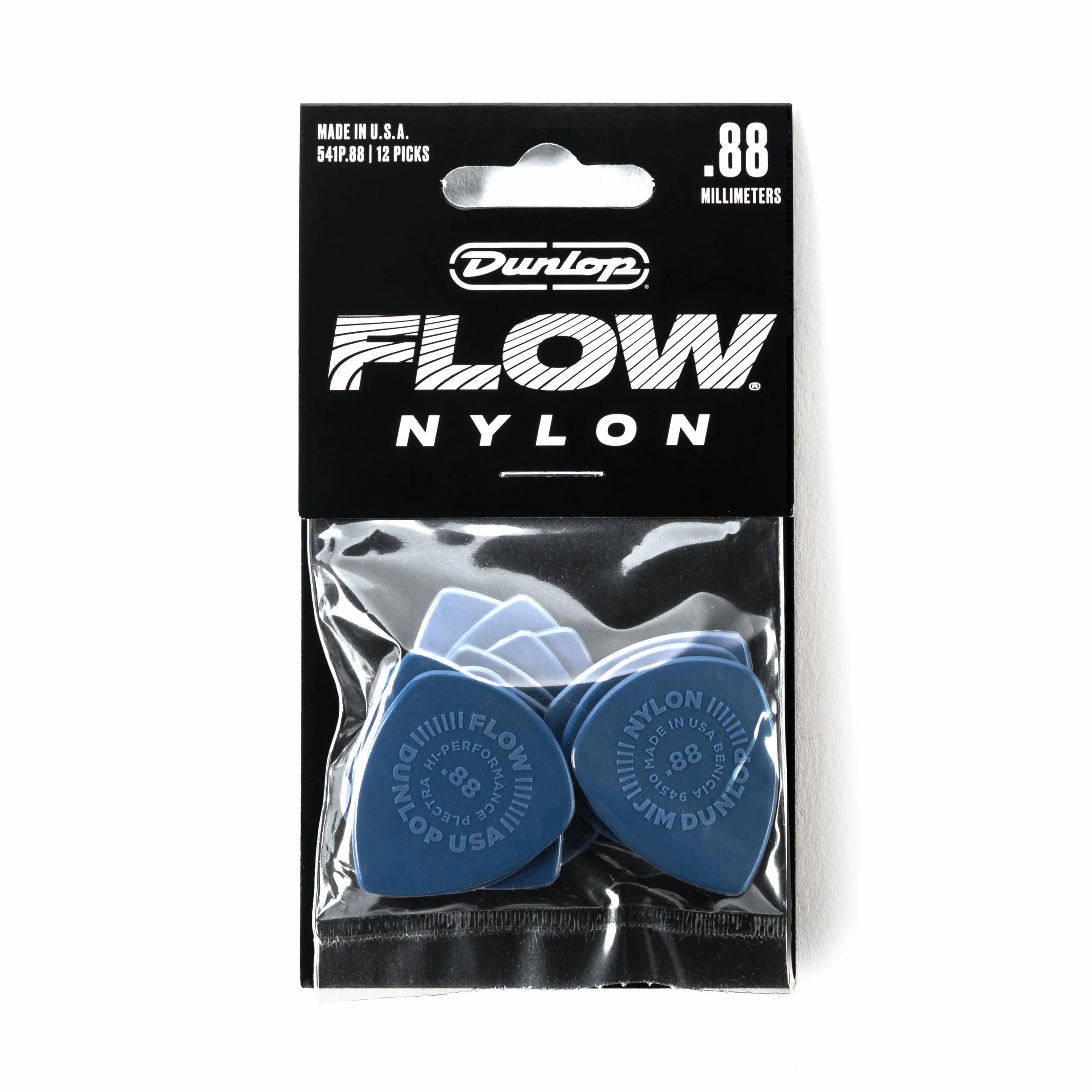 Kostki Dunlop - Flow Nylon,88 mm - opakowanie 12 sztuk