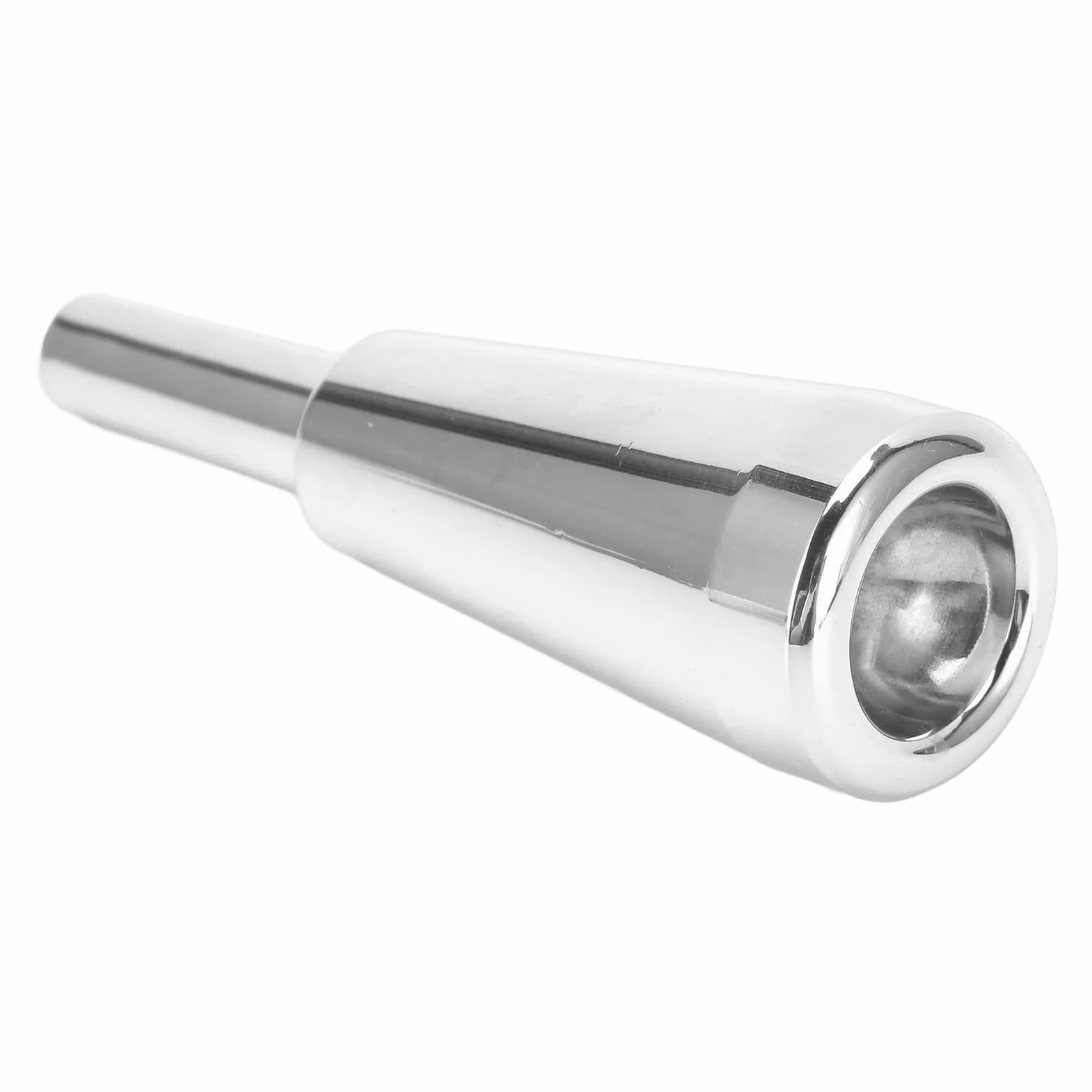 Ustnik do Trąbki, Rozmiar 3C Materiał Metalowy Ustnik do Trąbki o Dużej Wytrzymałości Część Instrumentu(Srebro)
