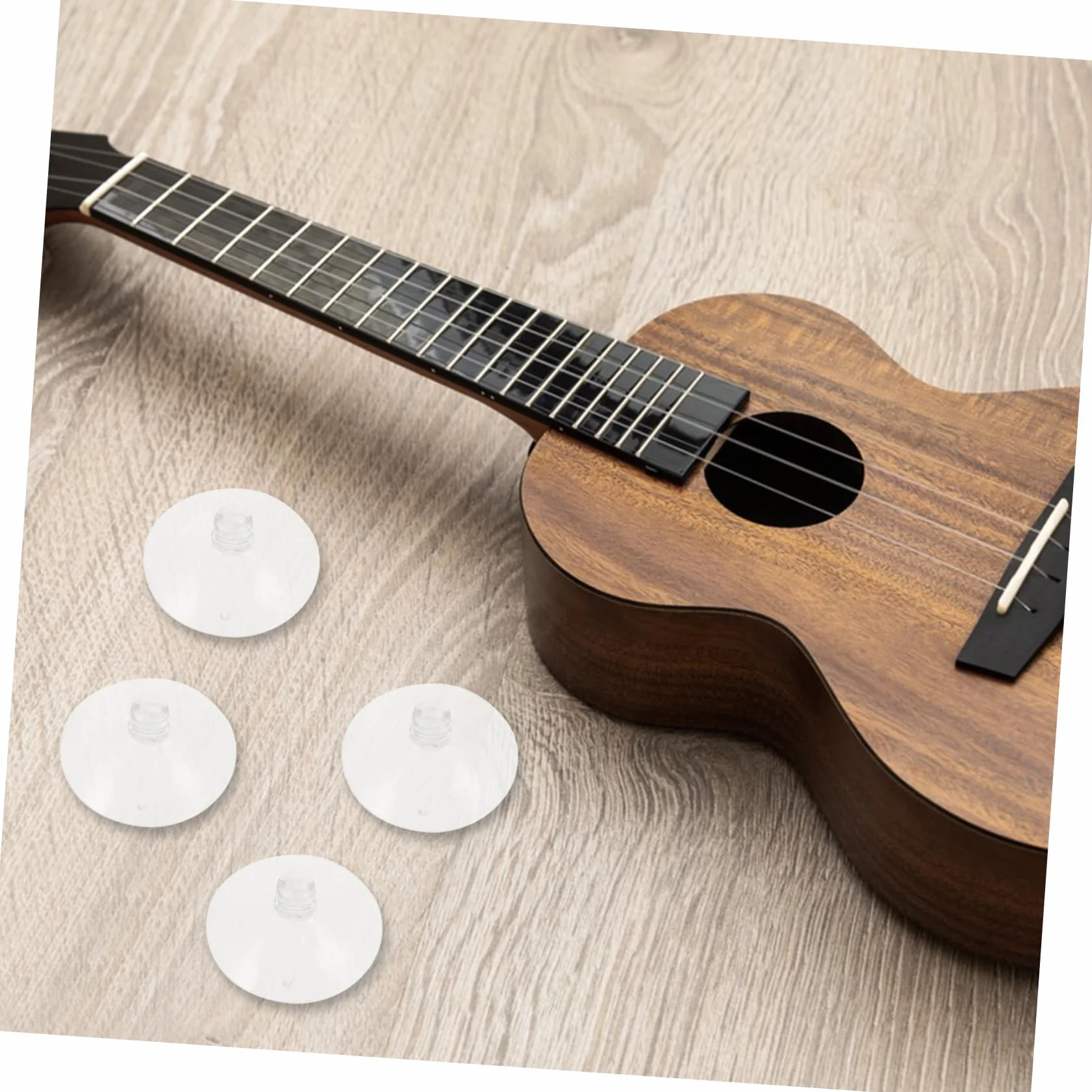 BESTonZON 4 Sztuk Przezroczysta Przyssawka Przezroczysta Przyssawka Gitara Wsparcie Przyssawki Gumowa Przyssawka Do Gitary Wsparcie Przezroczysta Gumowa Przyssawka Gitara Części Do Wsparcia