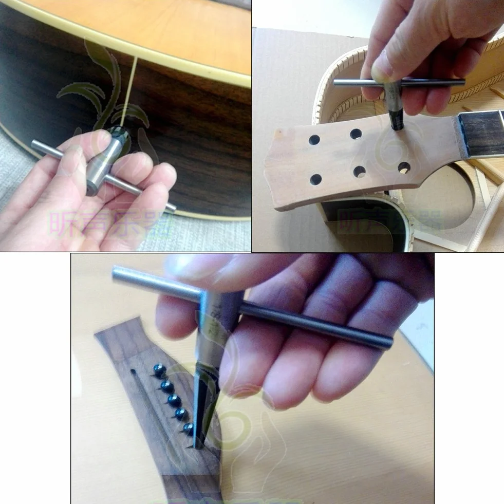 Stożkowy mostek otwór rozwiertak gitara stolarz luthier ryza narzędzie